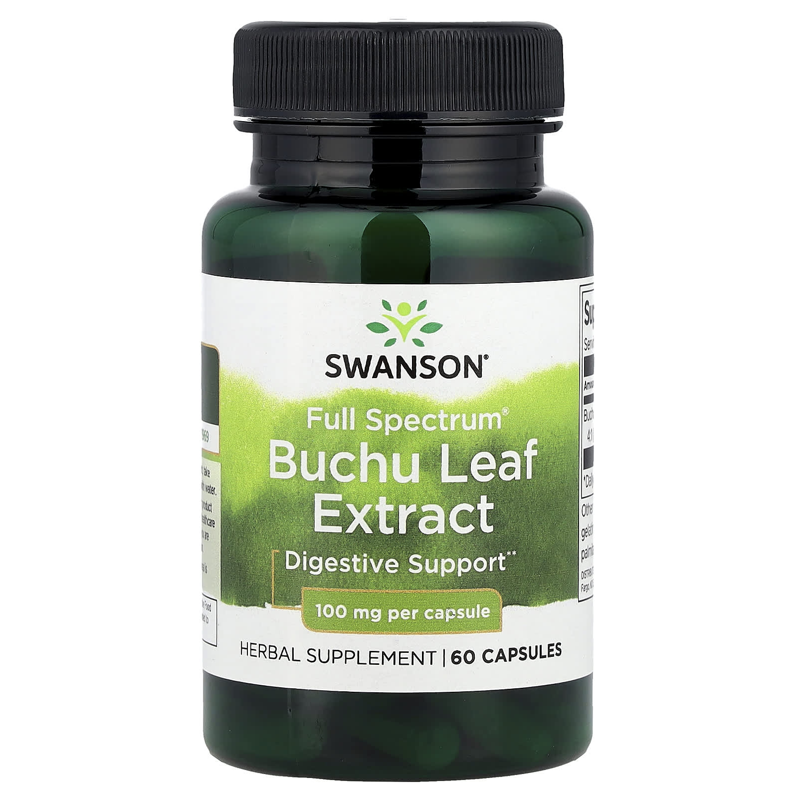 Swanson Vitamins Full Spectrum Buchu Leaf Extract – 60 gélules — Tunisie