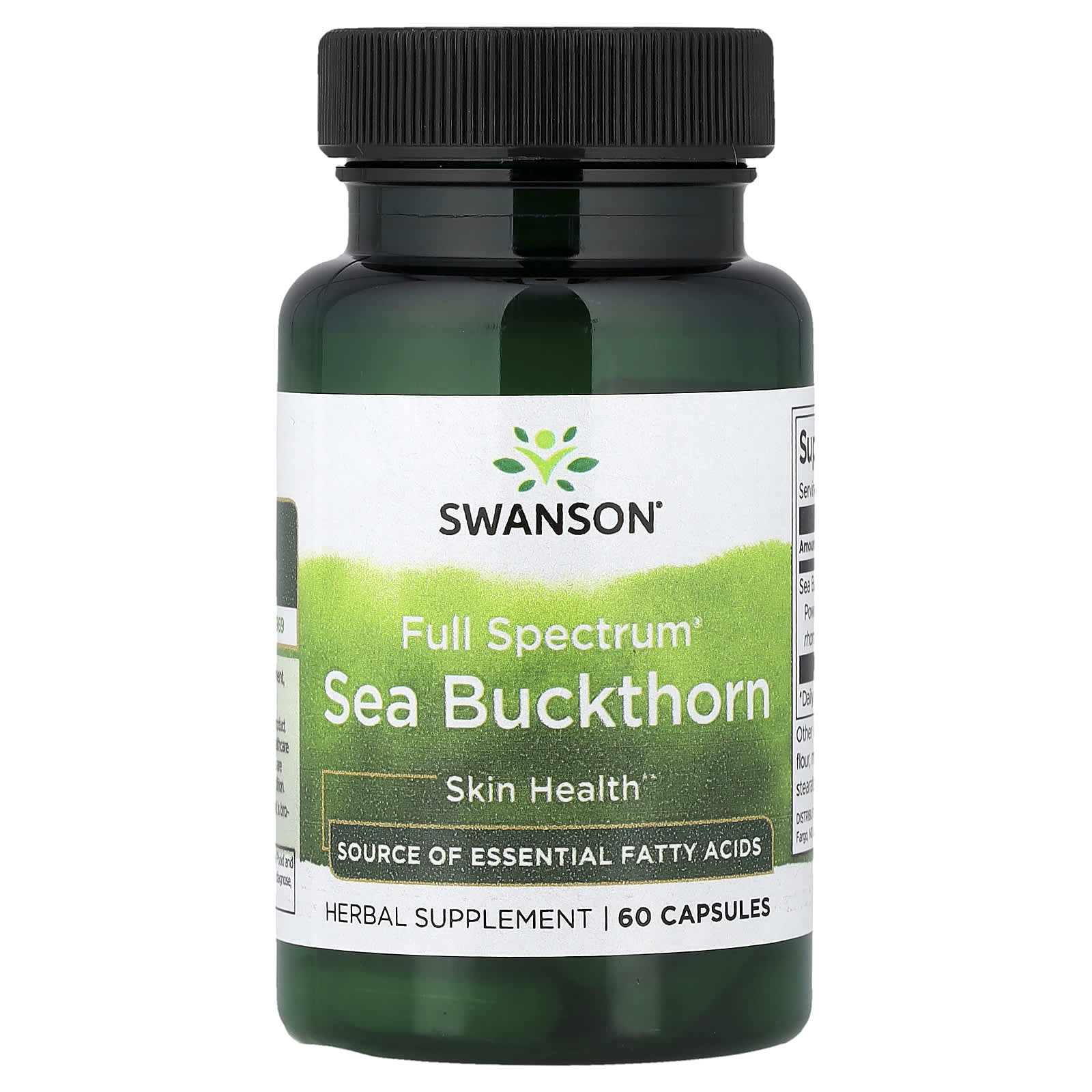 Swanson Vitamins Full Spectrum Sea Buckthorn – 60 gélules — Tunisie
