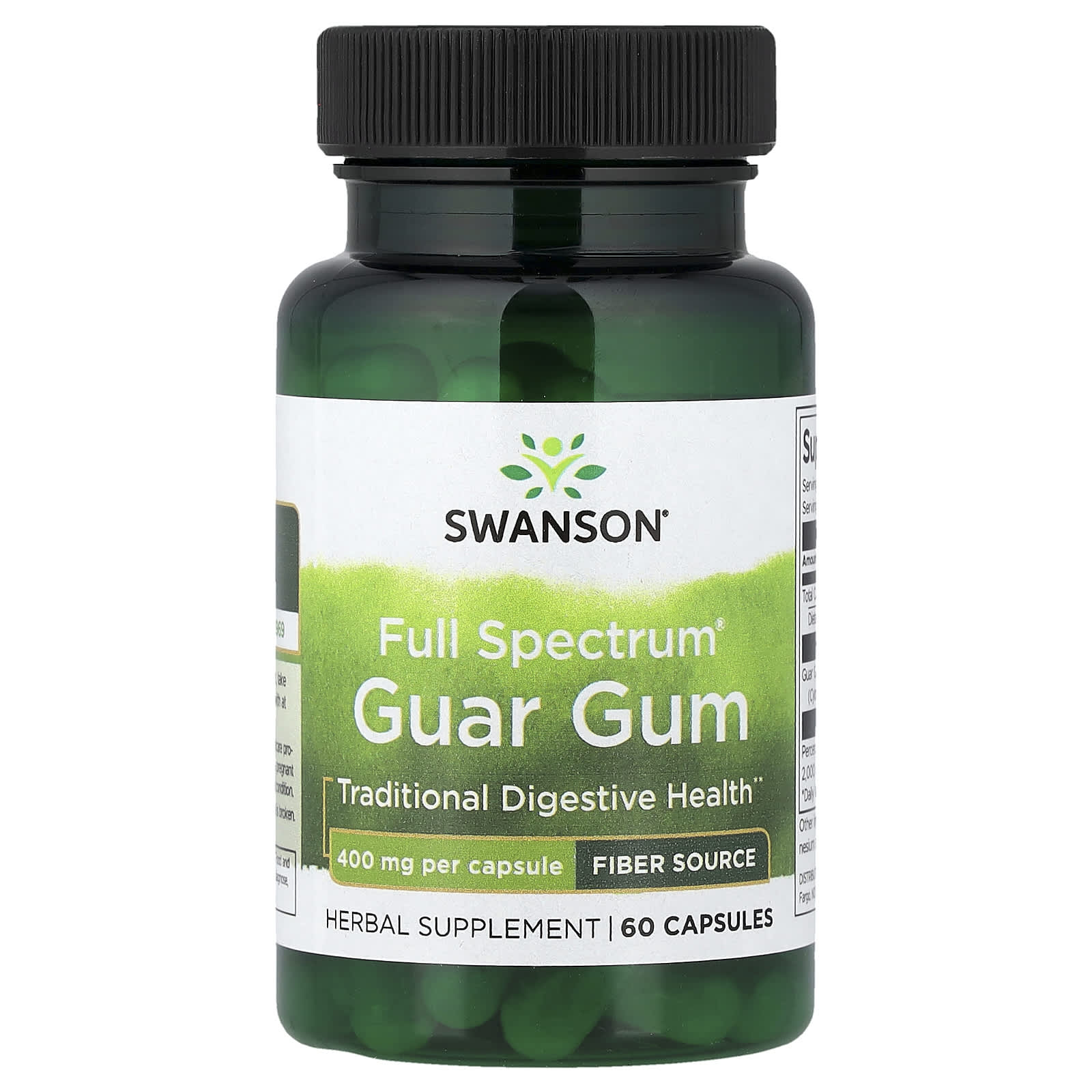 Swanson Vitamins Full Spectrum Guar Gum – 60 gélules — Tunisie