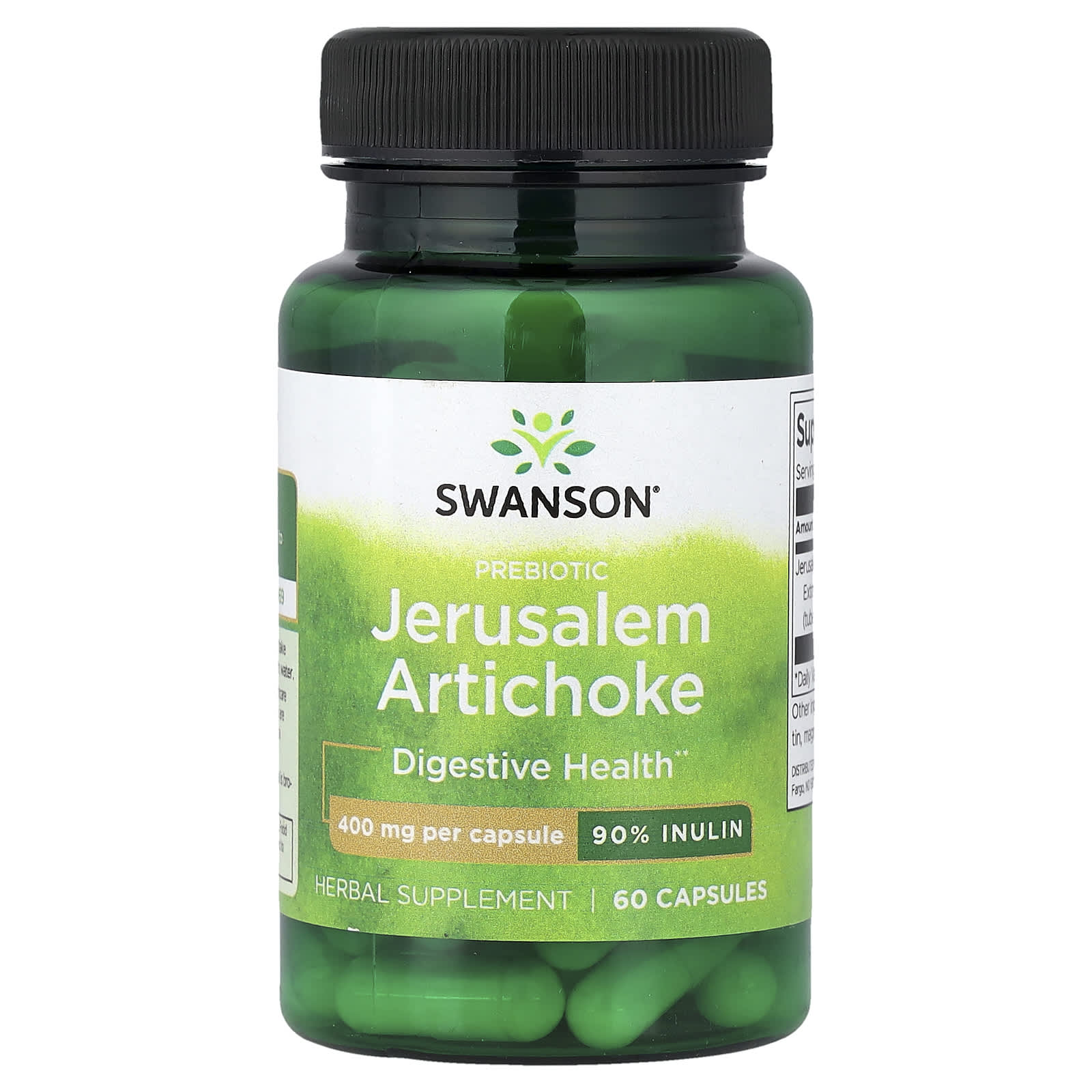 Swanson Vitamins Prebiotic Jerusalem Artichoke – 60 gélules — Tunisie