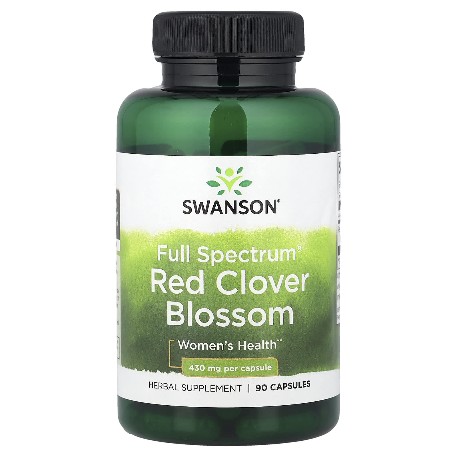 Swanson Vitamins Full Spectrum Red Clover Blossom – 90 gélules — Tunisie