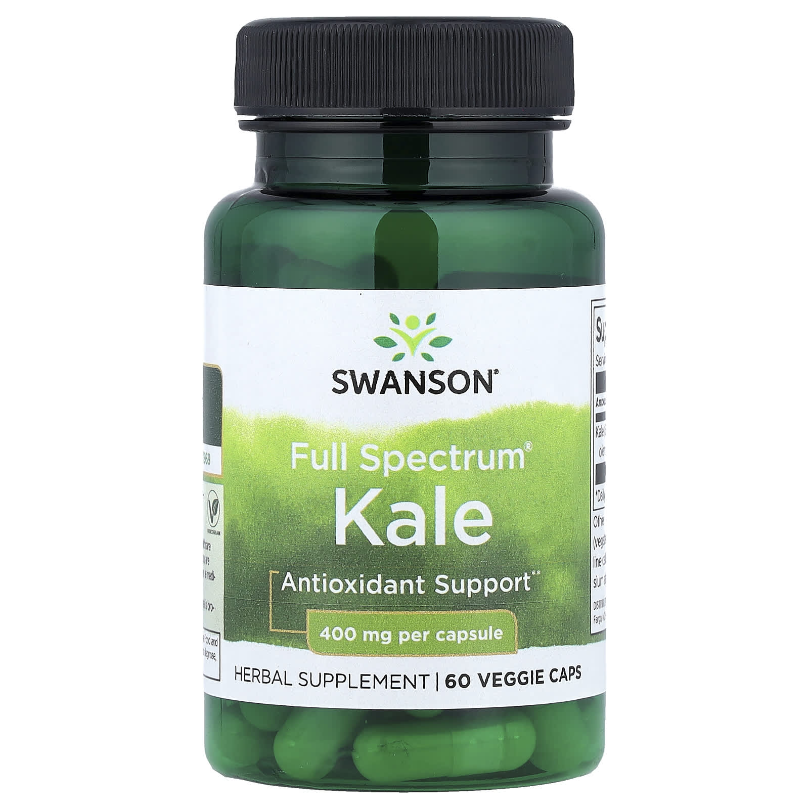 Swanson Vitamins Full Spectrum Kale – 60 gélules végétales — Tunisie