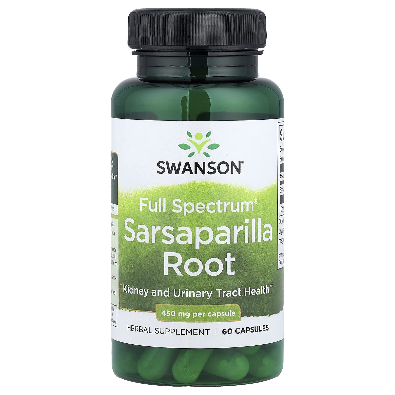 Swanson Vitamins Full Spectrum Sarsaparilla Root – 60 gélules — Tunisie