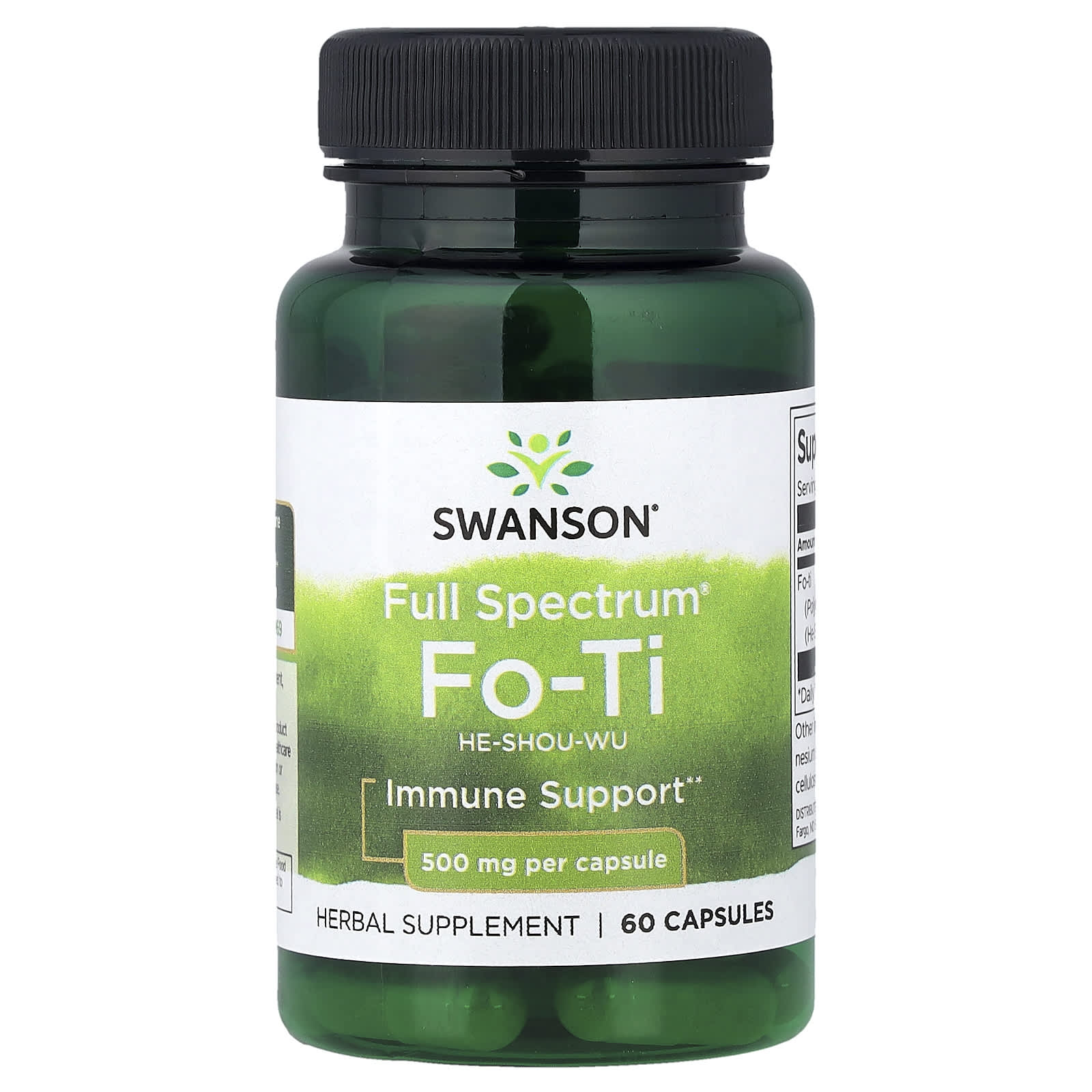 Swanson Vitamins Full Spectrum Fo-Ti – 60 gélules — Tunisie