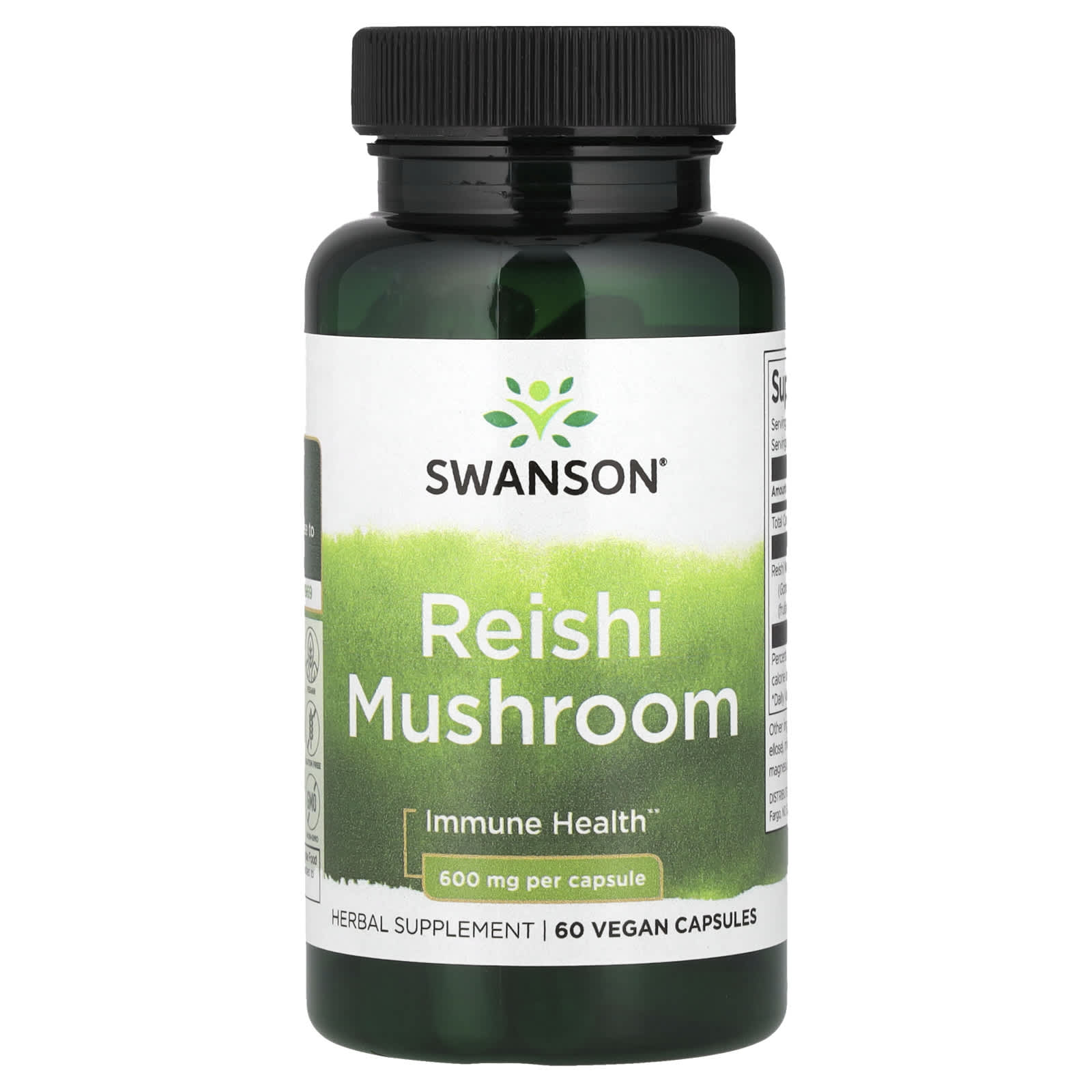 Swanson Vitamins Reishi Mushroom – 60 gélules véganes — Tunisie
