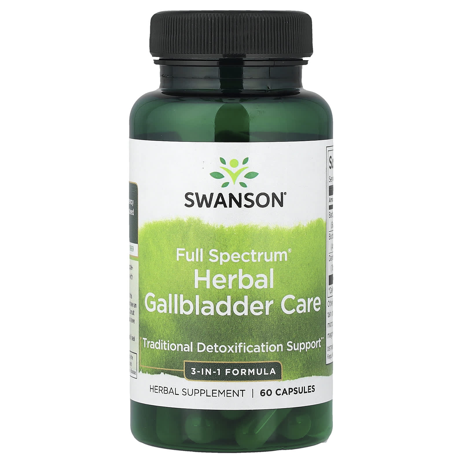 Swanson Vitamins Full Spectrum Herbal Gallbladder Care – 60 gélules — Tunisie