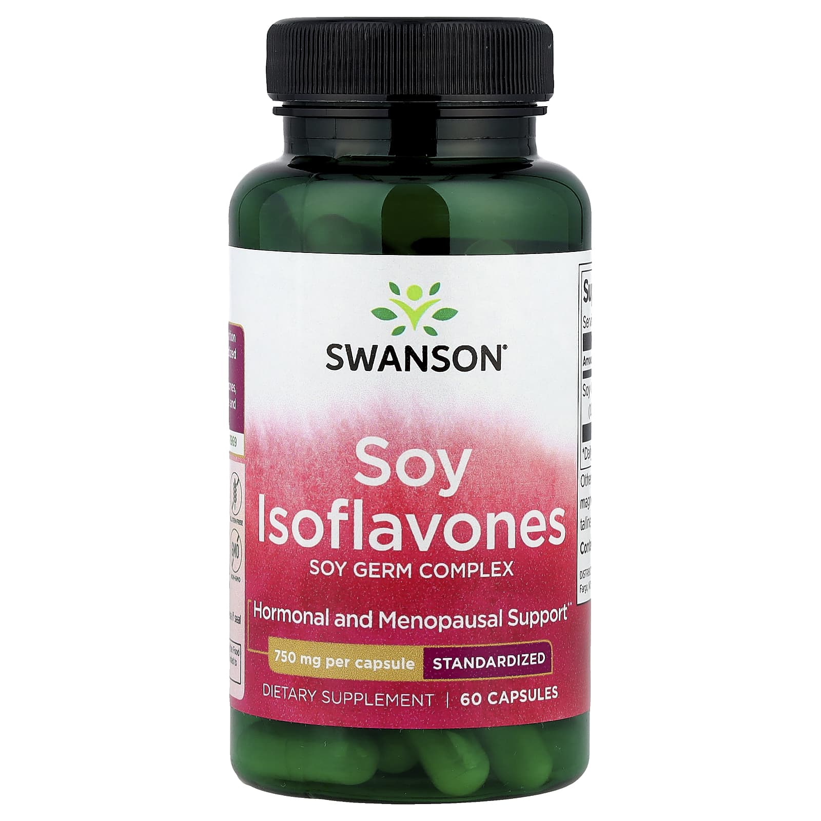 Swanson Vitamins Soy Isoflavones – 60 gélules — Tunisie