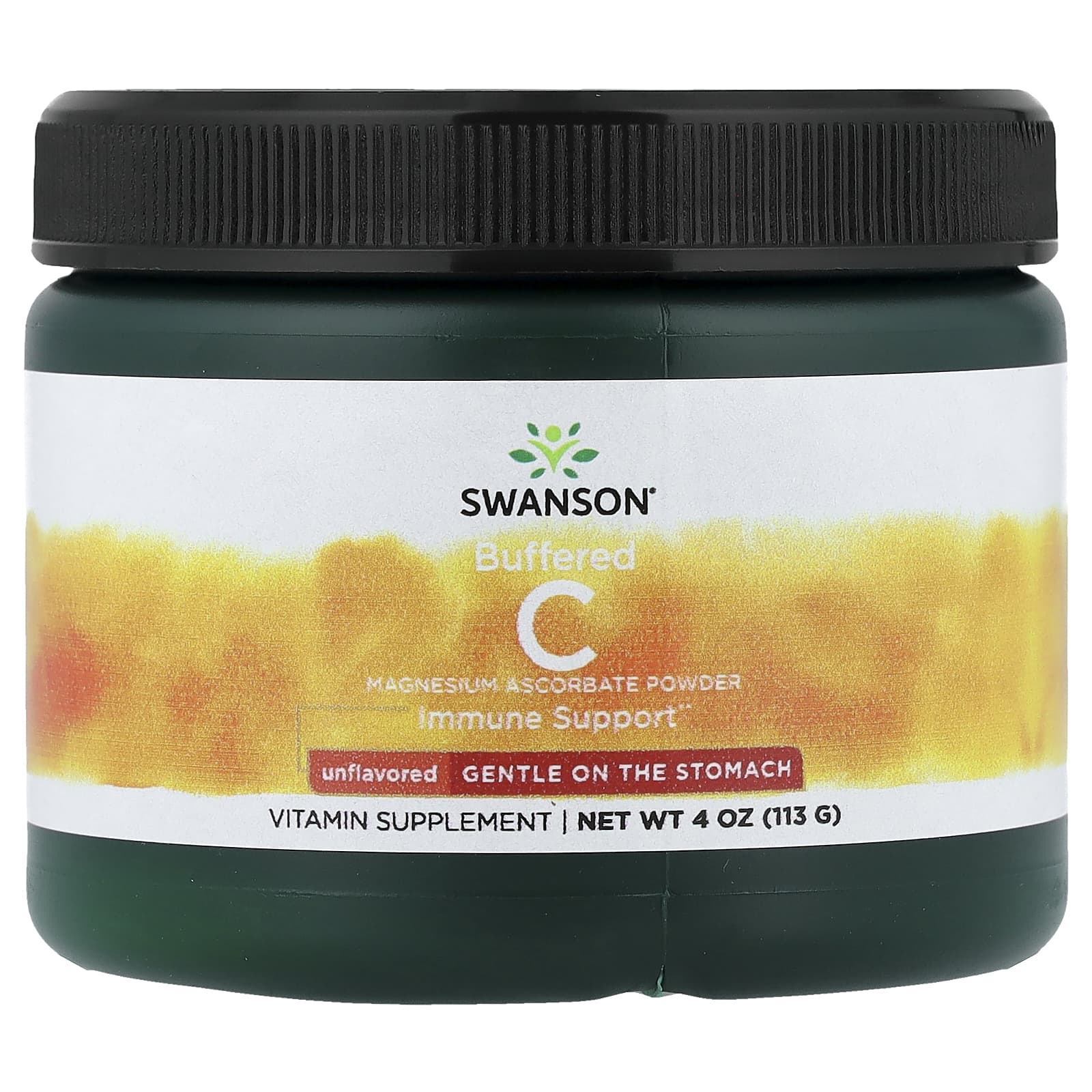 Swanson Vitamins Buffered C Powder – Sans arôme – 113 g — Tunisie
