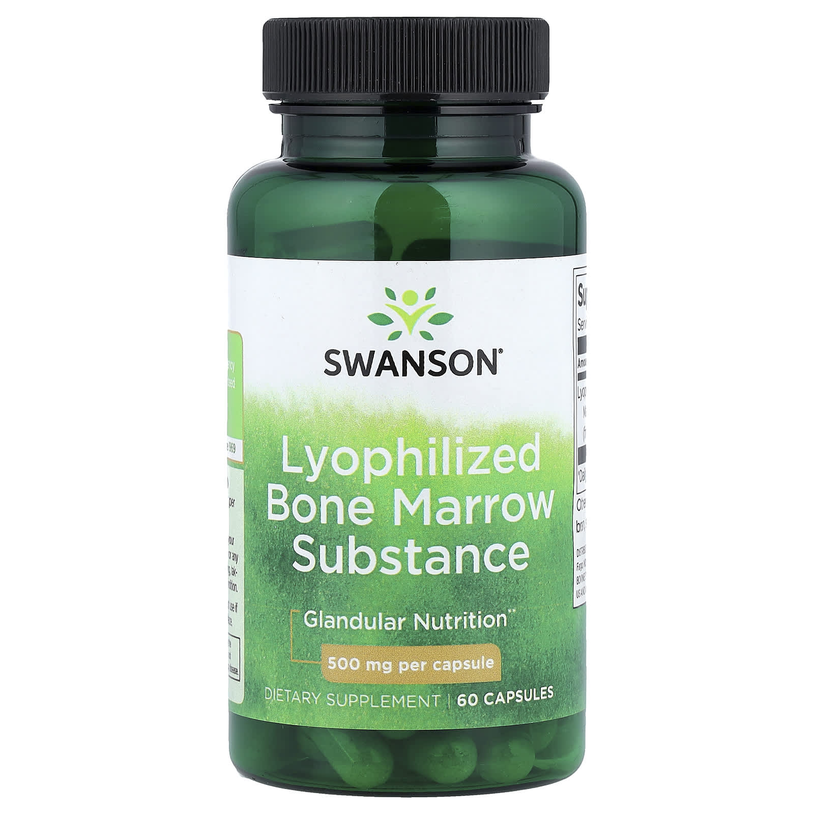Swanson Vitamins Lyophilized Bone Marrow Substance – 60 gélules — Tunisie