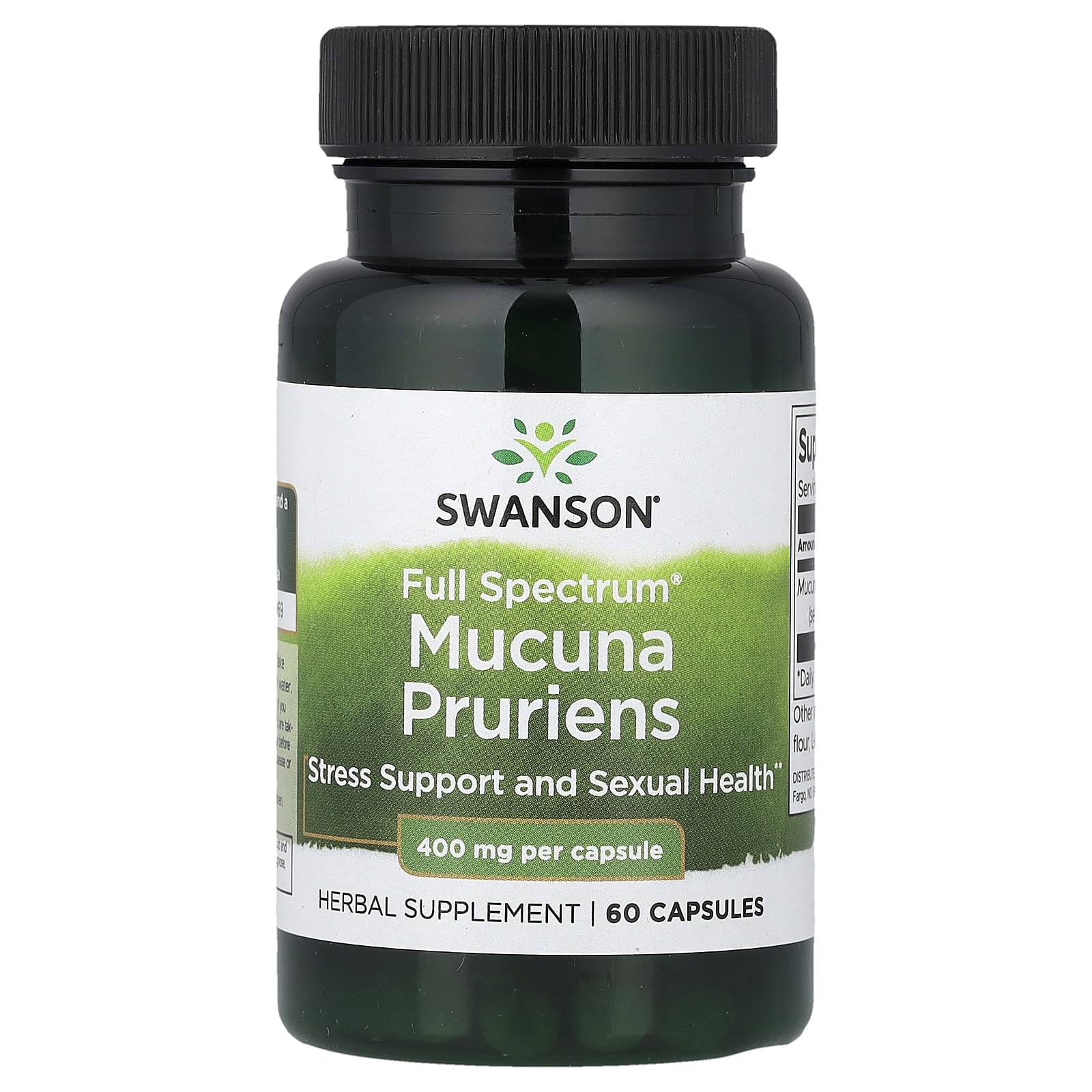 Swanson Vitamins Full Spectrum, Mucuna Pruriens – 60 gélules — Tunisie