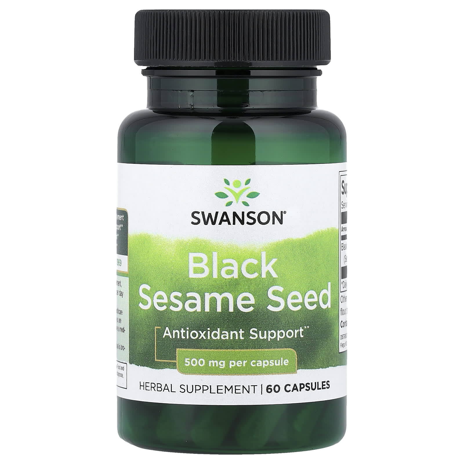 Swanson Vitamins Black Sesame Seed – 60 gélules — Tunisie