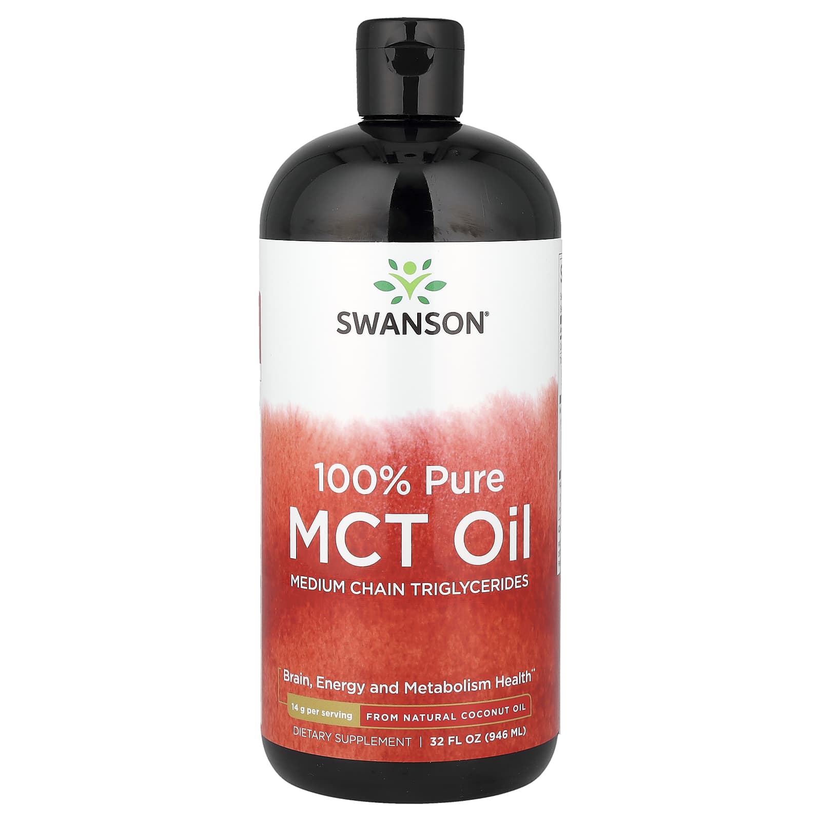 Swanson Vitamins 100% Pure MCT Oil – 946 ml — Tunisie