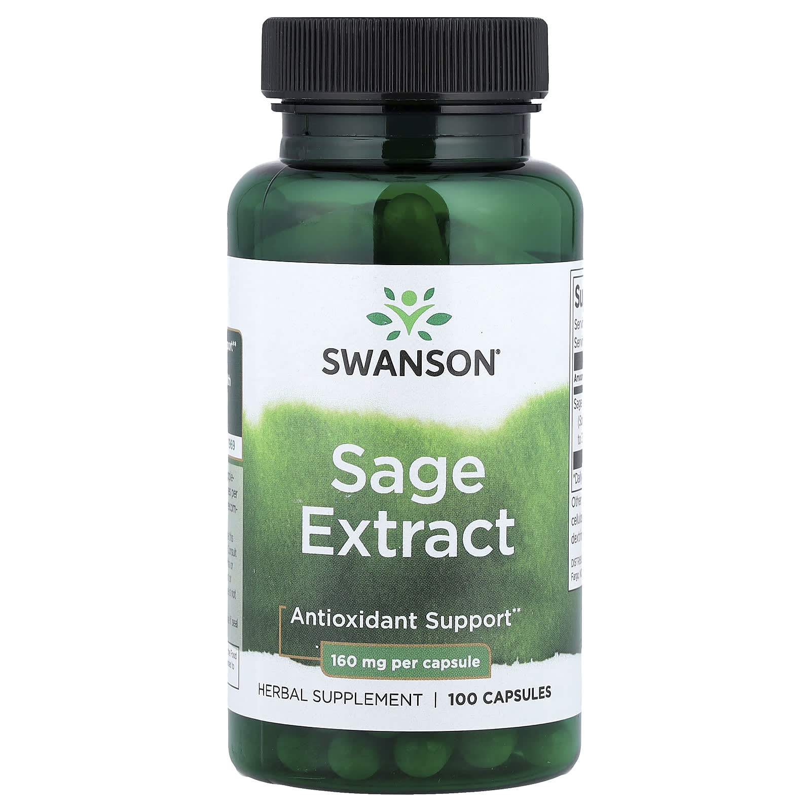 Swanson Vitamins Sage Extract – 100 gélules — Tunisie