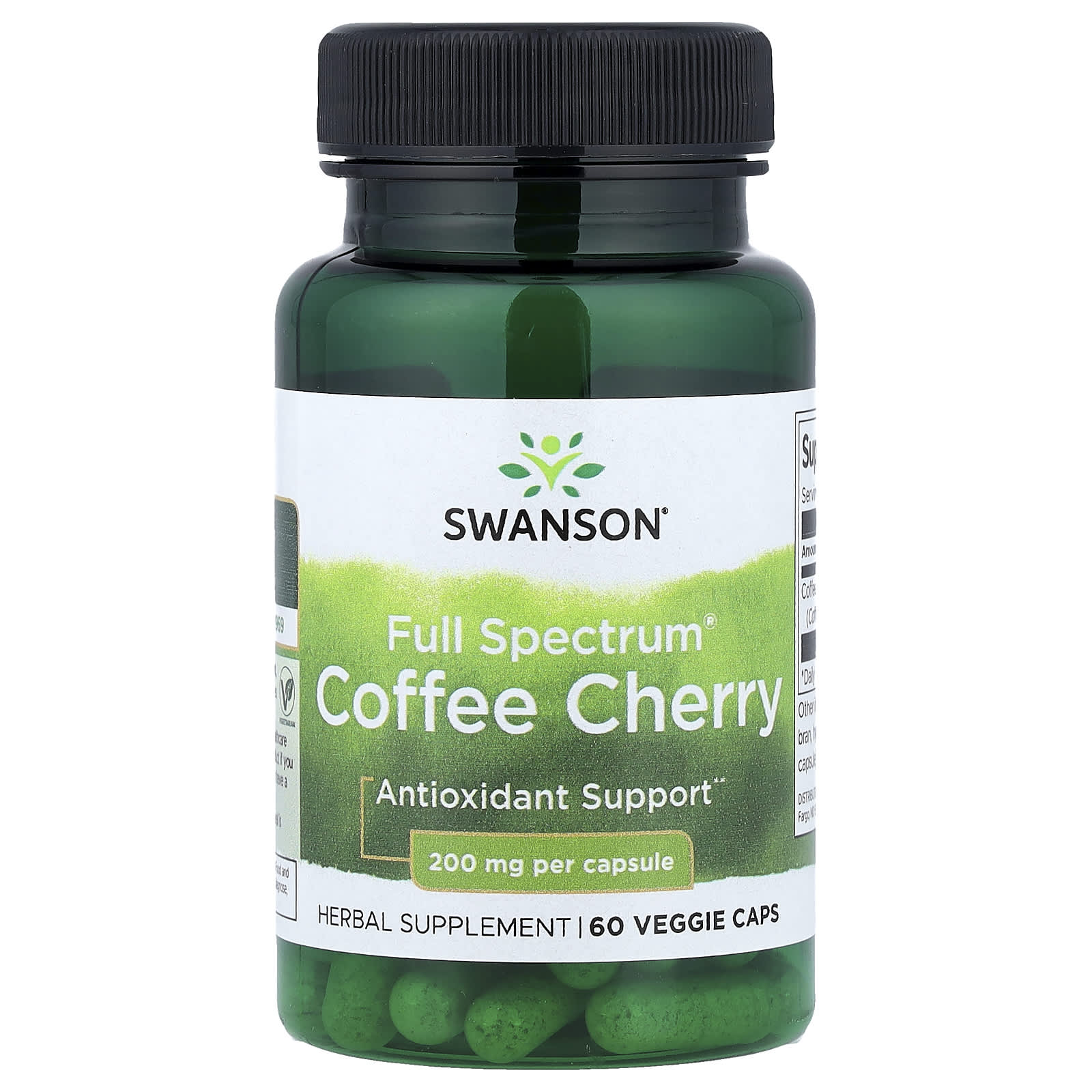 Swanson Vitamins Full Spectrum – Coffee Cherry – 60 gélules végétales — Tunisie