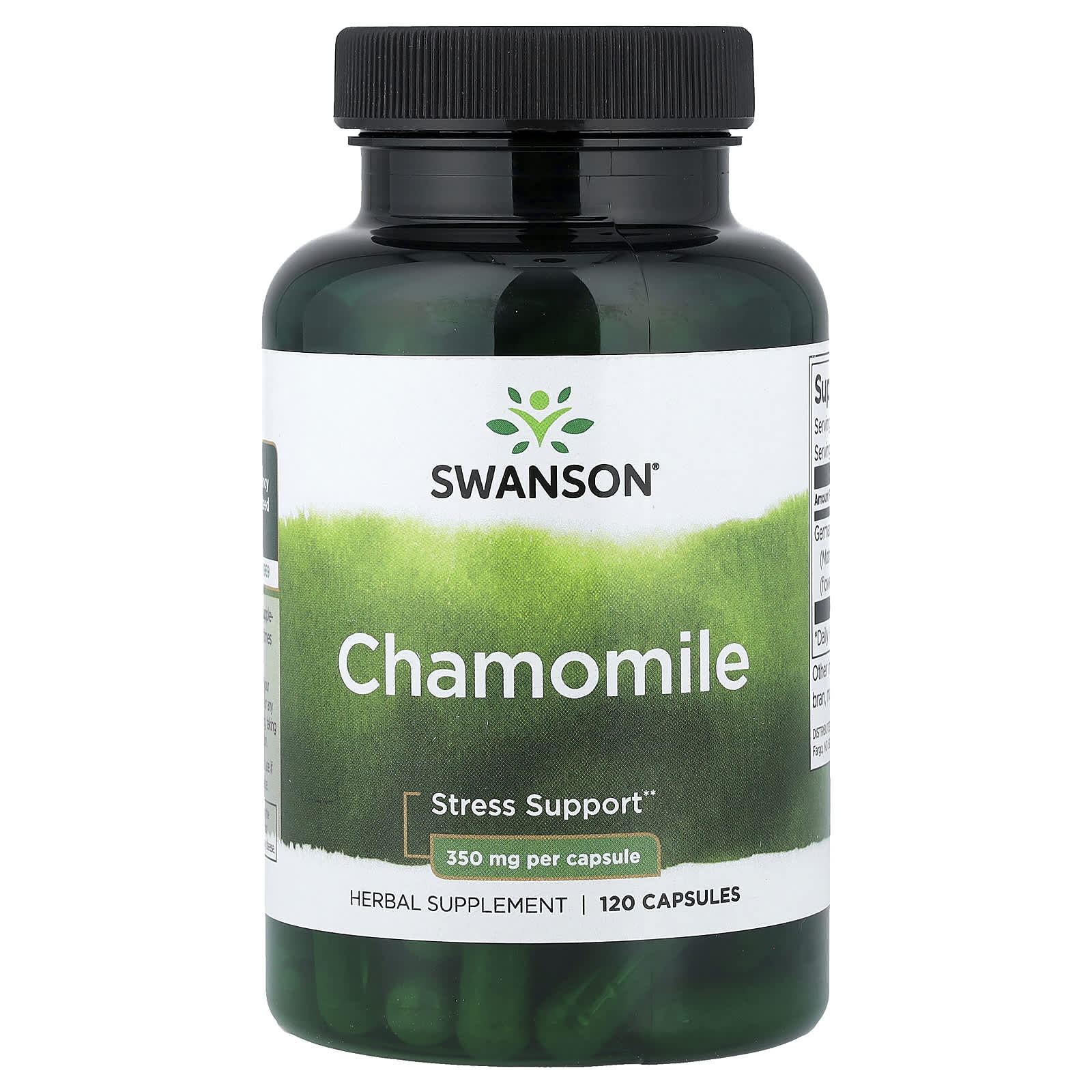 Swanson Vitamins Chamomile – 120 gélules — Tunisie