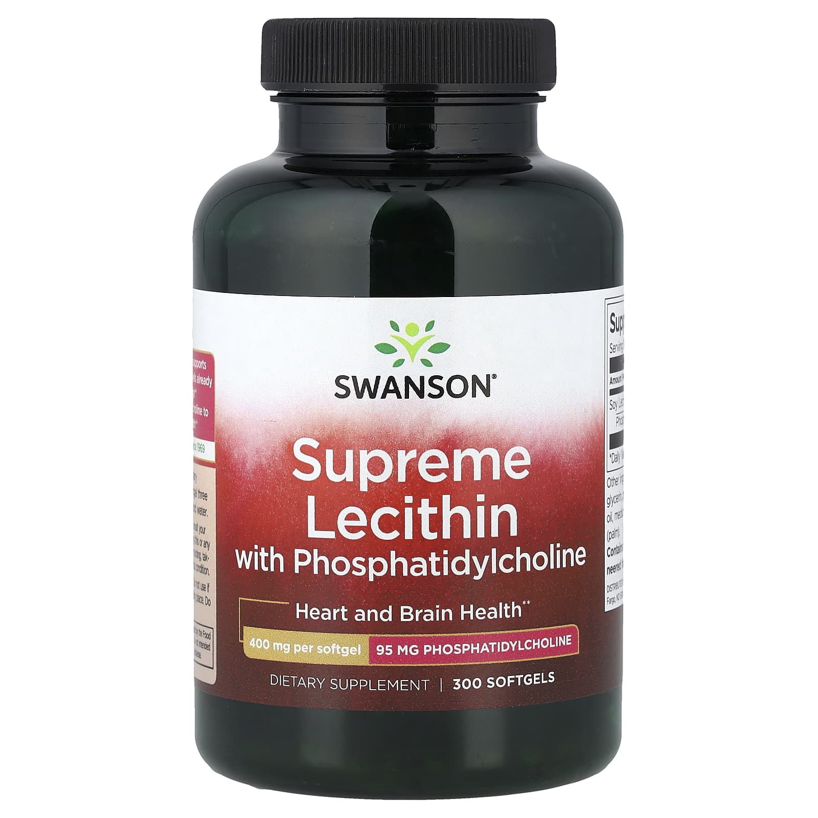 Swanson Vitamins Supreme Lecithin with Phosphatidylcholine – 300 capsules molles — Tunisie