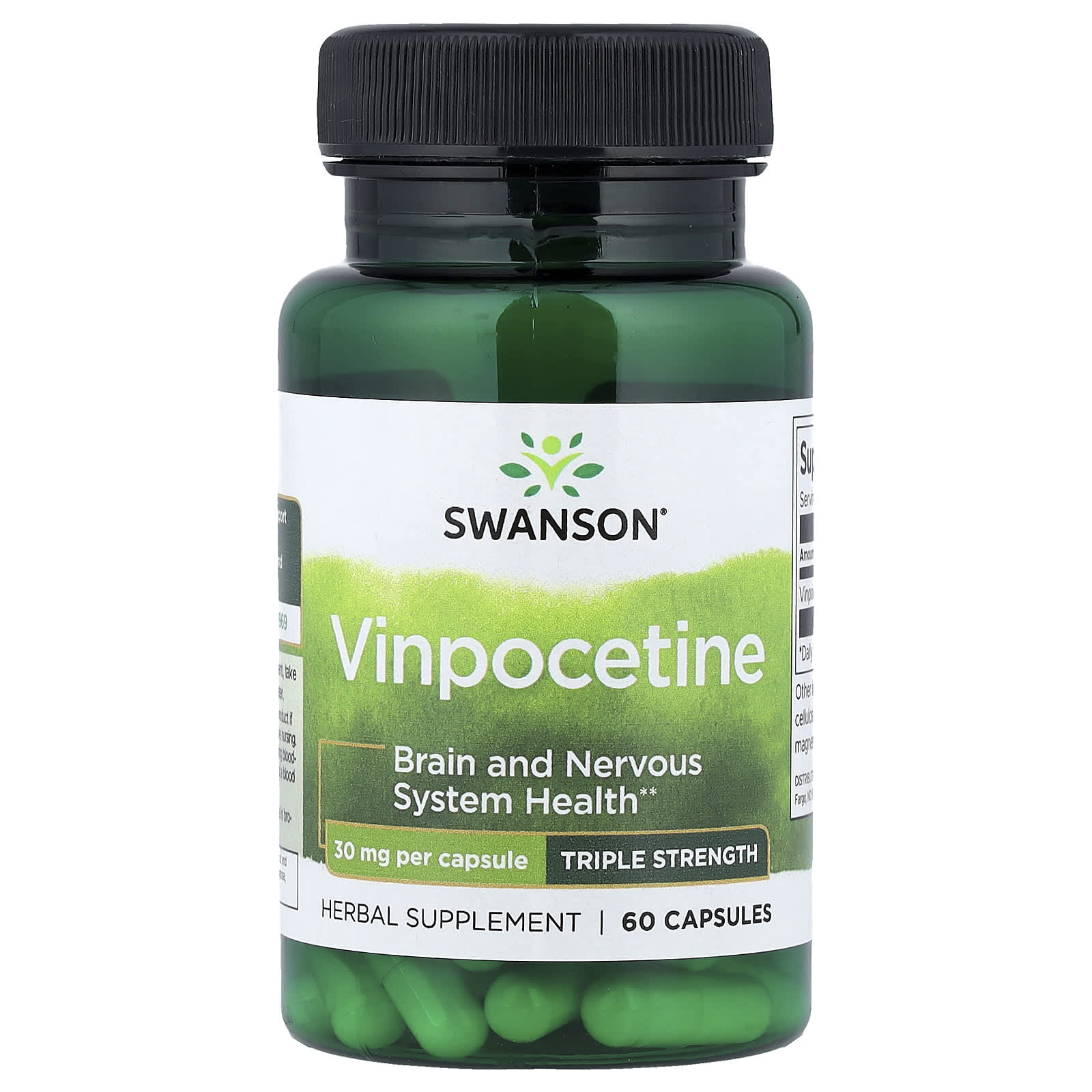 Swanson Vitamins Vinpocetine – 60 gélules — Tunisie