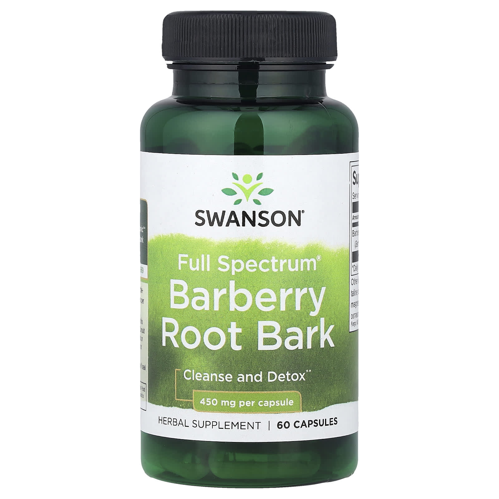 Swanson Vitamins Full Spectrum Barberry Root Bark – Full Spectrum Barberry Root Bark – 60 gélules — Tunisie