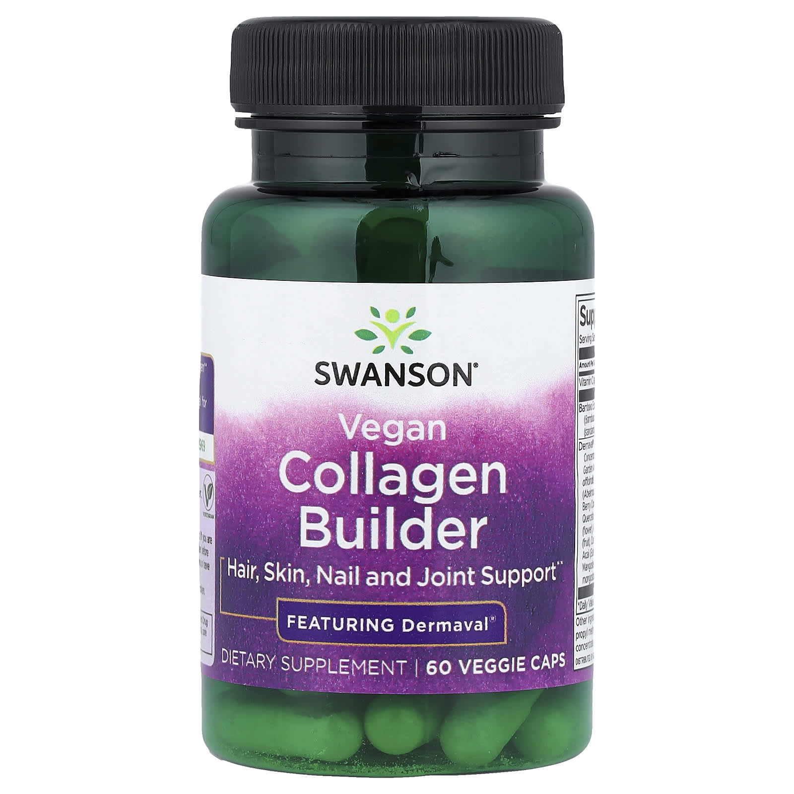 Swanson Vitamins Vegan Collagen Builder – 60 gélules végétales — Tunisie