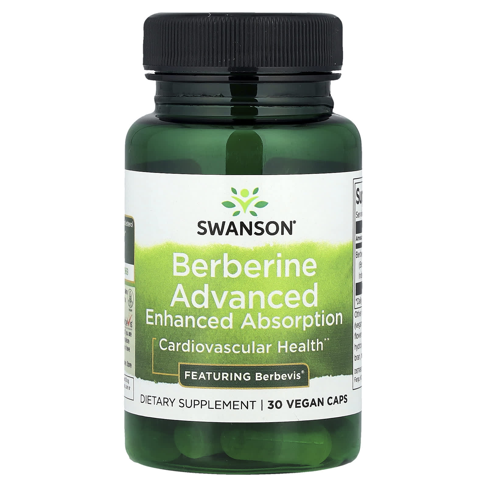 Swanson Vitamins Berberine Advanced Enhanced Absorption – 30 gélules véganes — Tunisie