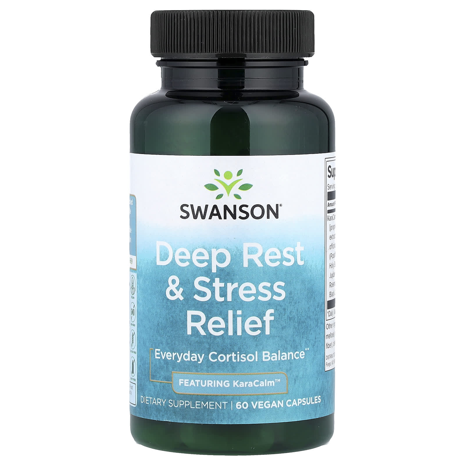 Swanson Vitamins Deep Rest & Stress Relief – 60 gélules véganes — Tunisie