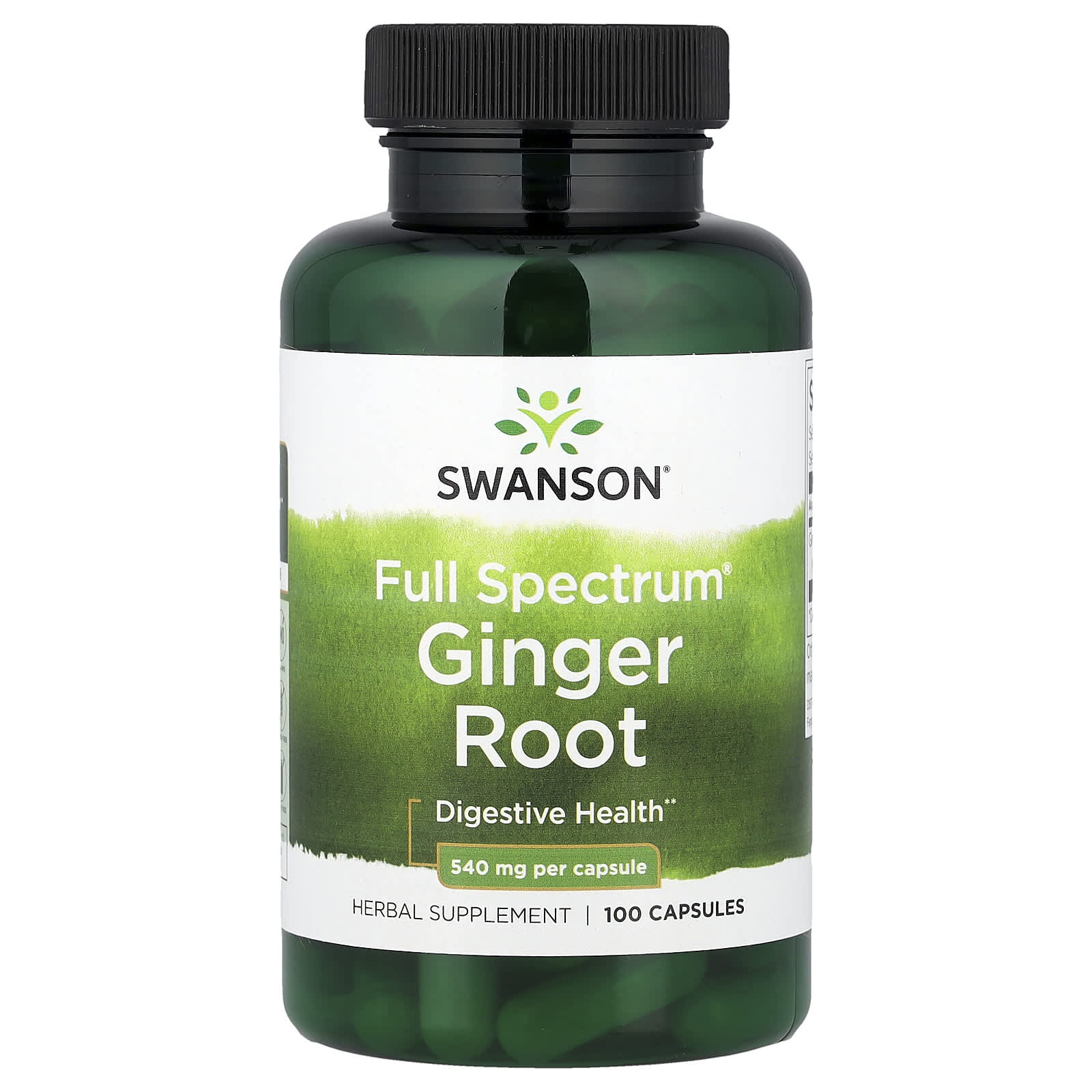 Swanson Vitamins Full Spectrum Ginger Root – 100 gélules — Tunisie