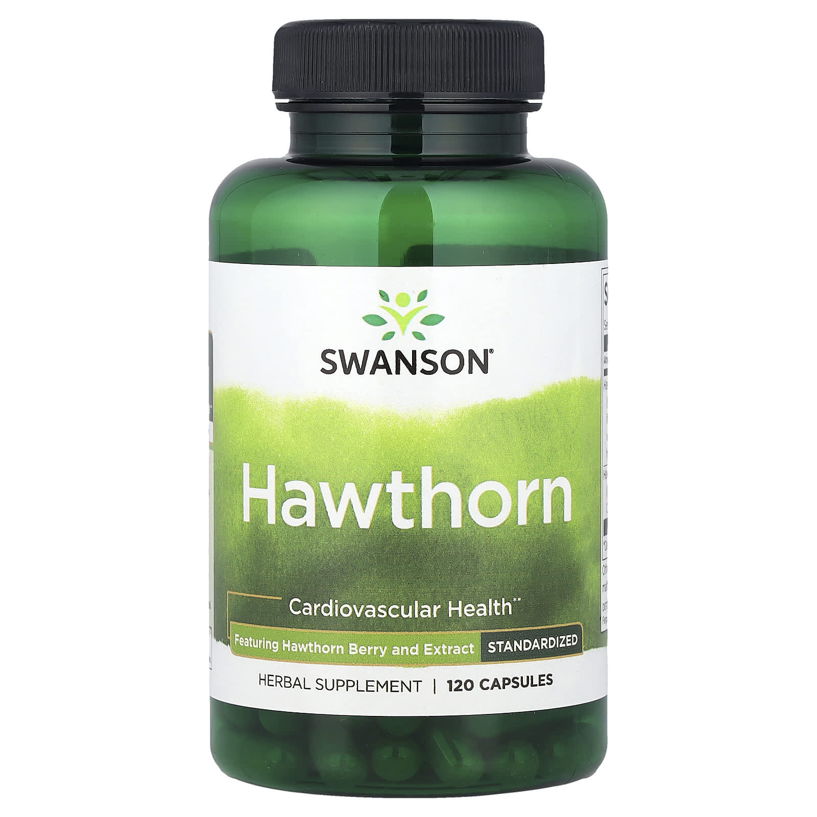 Swanson Vitamins Hawthorn, Standardized – 120 gélules — Tunisie