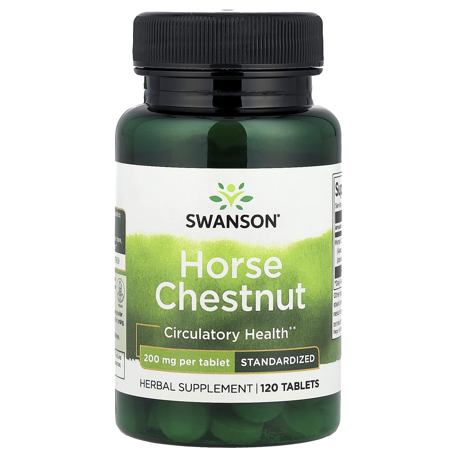Swanson Vitamins Horse Chestnut – 120 comprimés — Tunisie