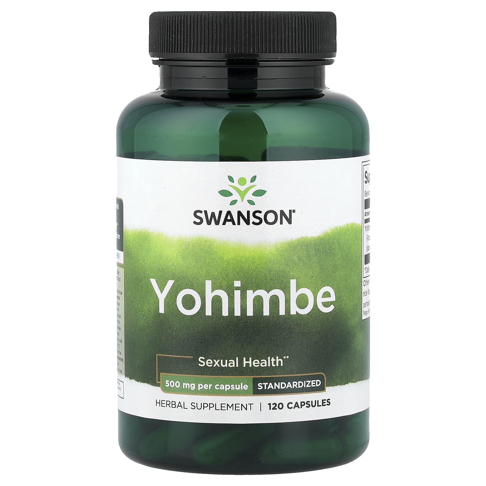 Swanson Vitamins Yohimbe, Standardized – 120 gélules — Tunisie