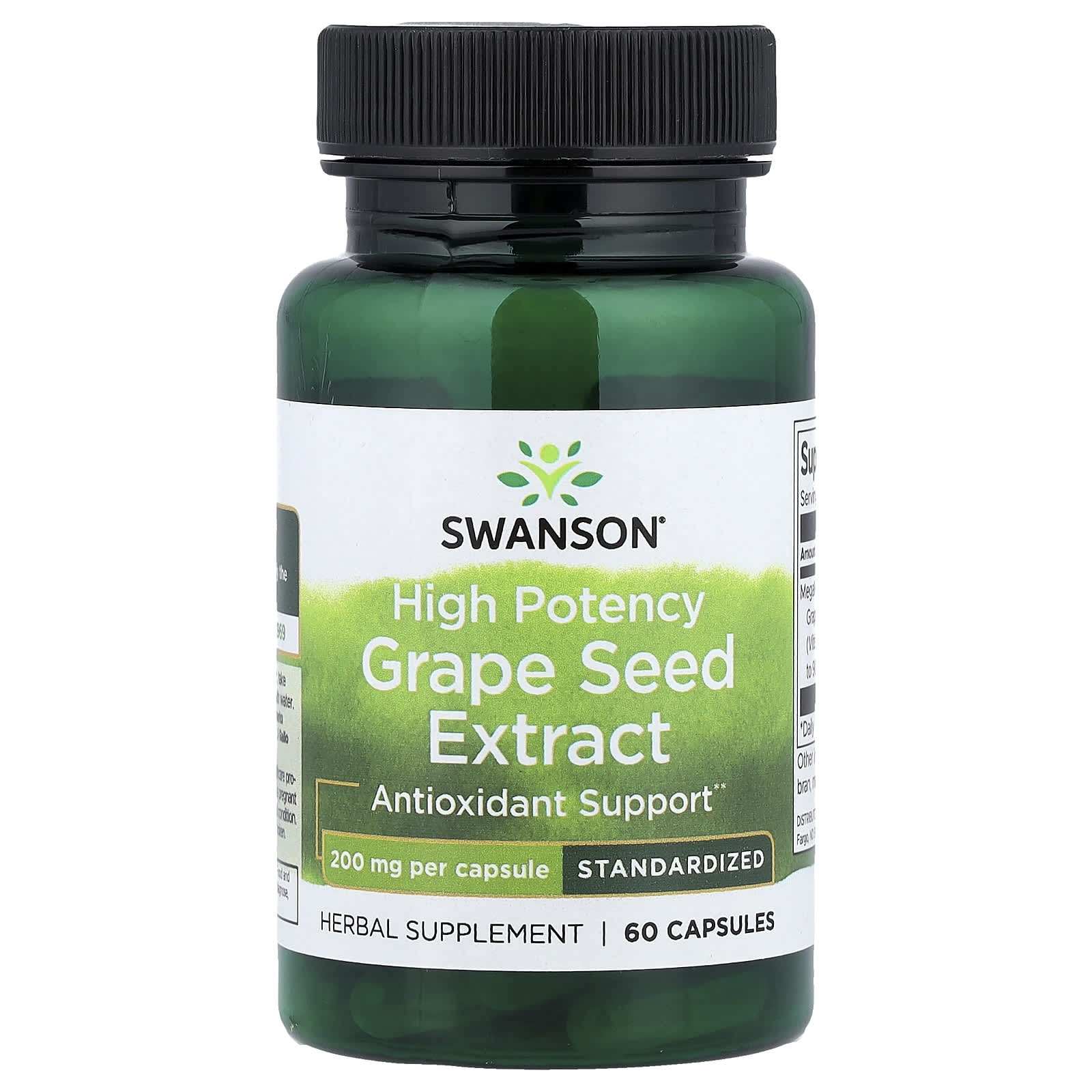 Swanson Vitamins Grape Seed Extract. High Potency – Grape Seed Extract. High Potency – 60 gélules — Tunisie