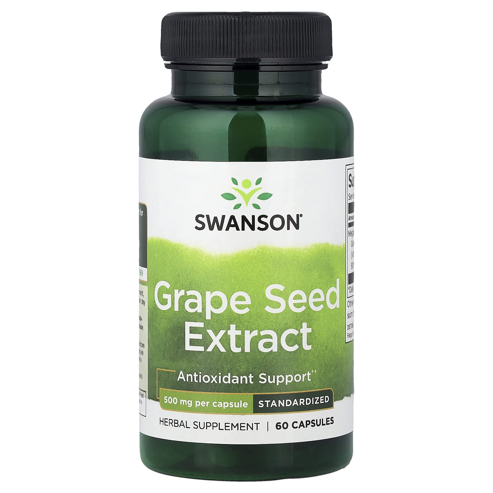 Swanson Vitamins Grape Seed Extract, Standardized – Grape Seed Extract – 60 gélules — Tunisie