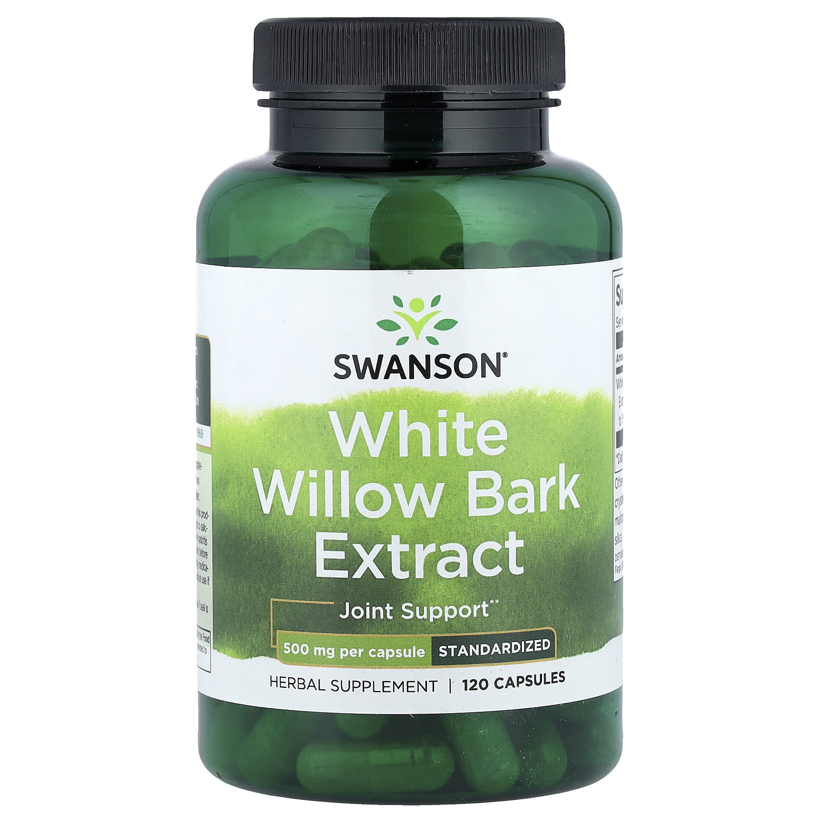 Swanson Vitamins White Willow Bark Extract, Standardized – 120 gélules — Tunisie