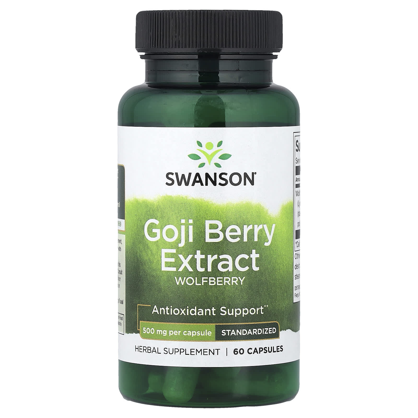 Swanson Vitamins Goji Berry Extract, Standardized – Goji Berry Extract – 60 gélules — Tunisie