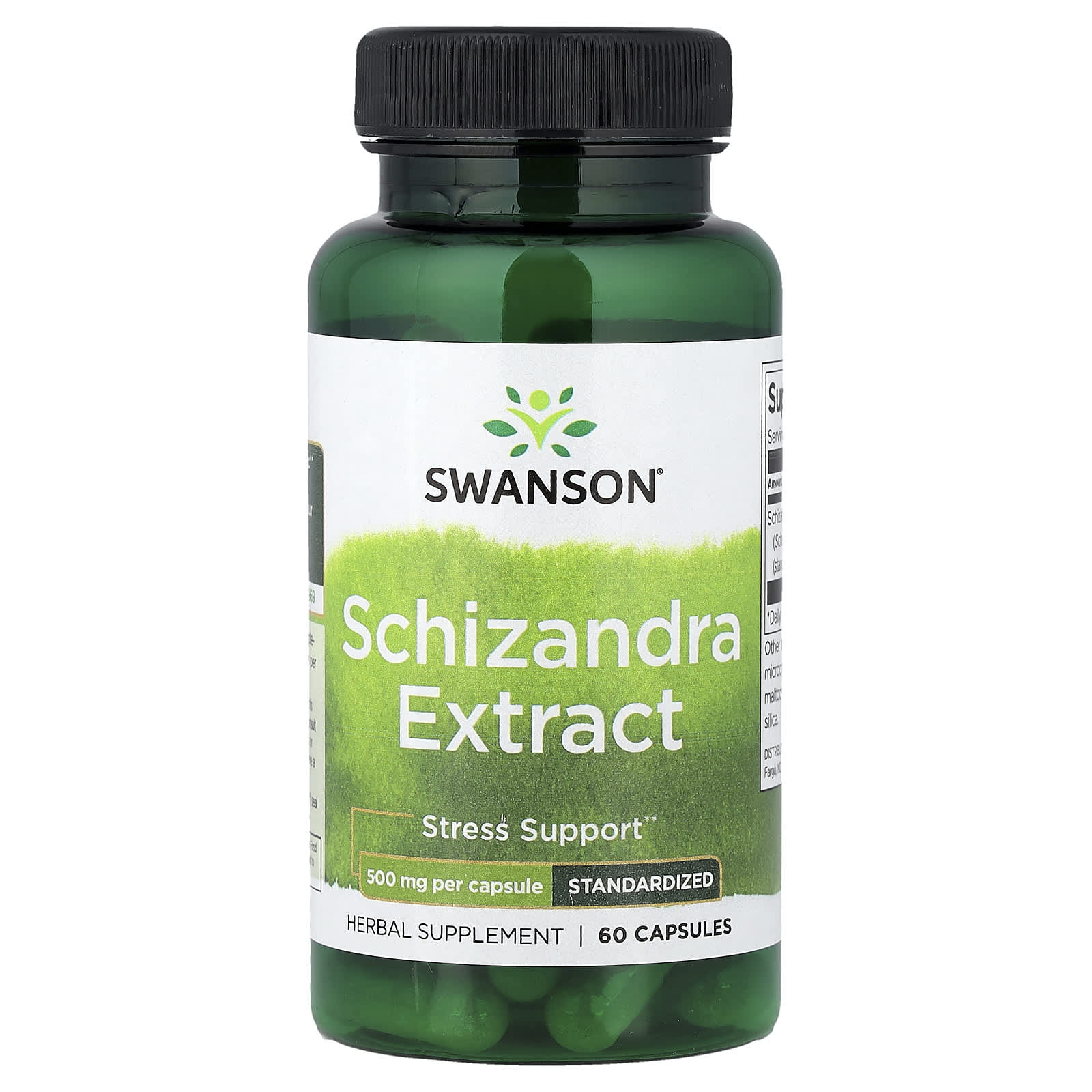 Swanson Vitamins Schizandra Extract, Standardized – 60 gélules — Tunisie
