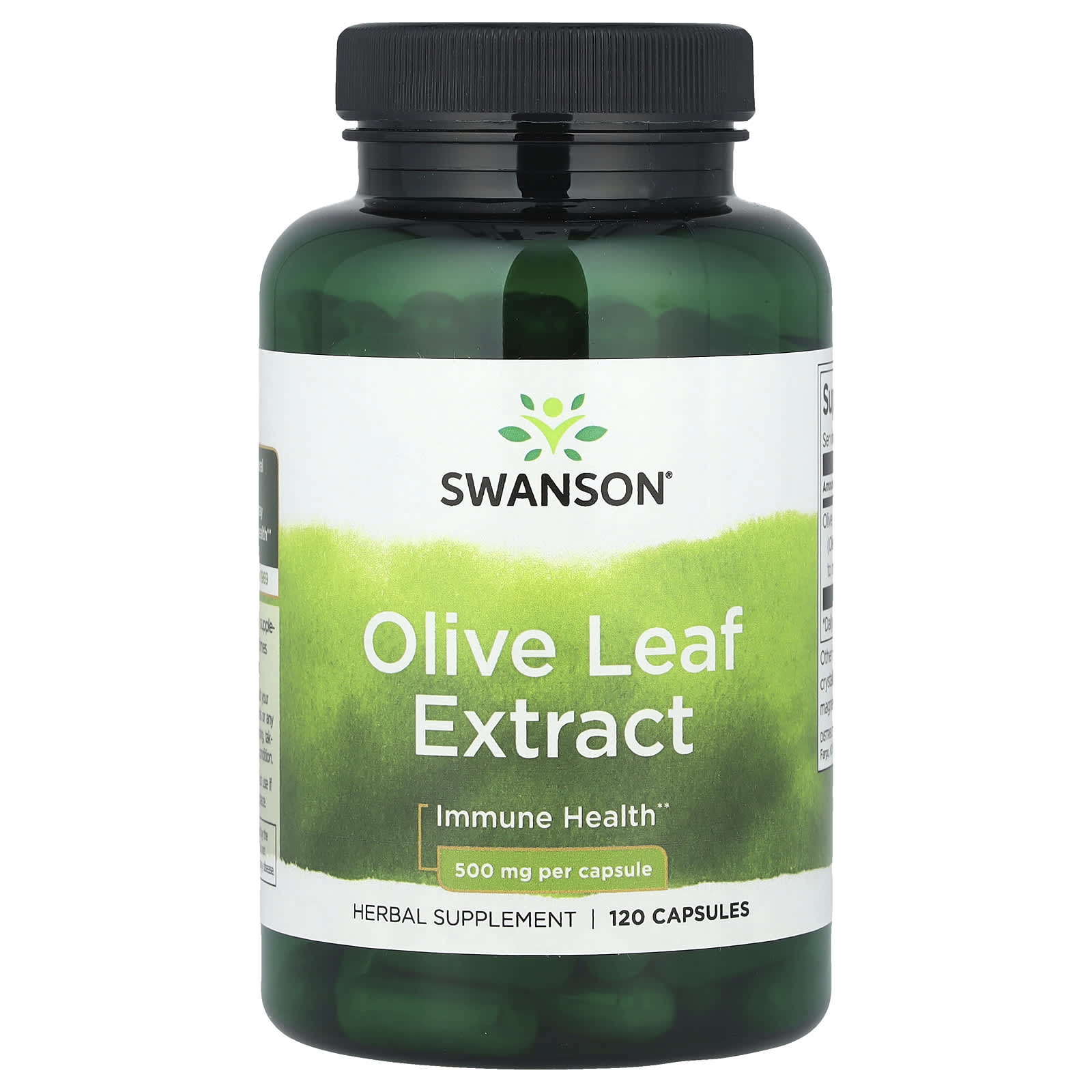 Swanson Vitamins Olive Leaf Extract – 120 gélules — Tunisie