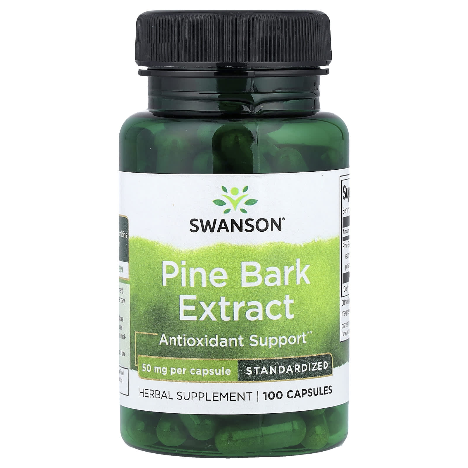 Swanson Vitamins Pine Bark Extract, Standardized – 100 gélules — Tunisie