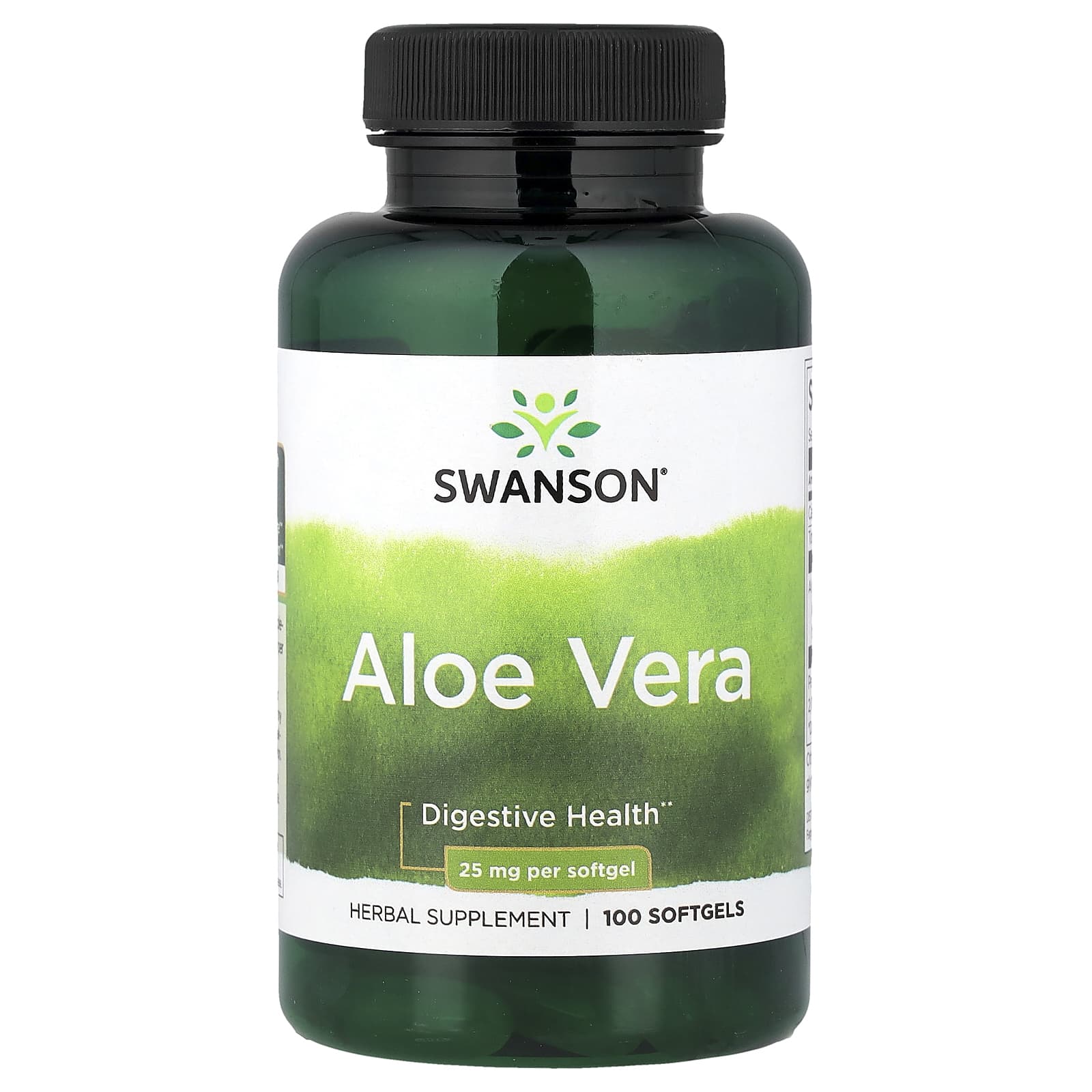 Swanson Vitamins Aloe Vera – 100 capsules molles — Tunisie