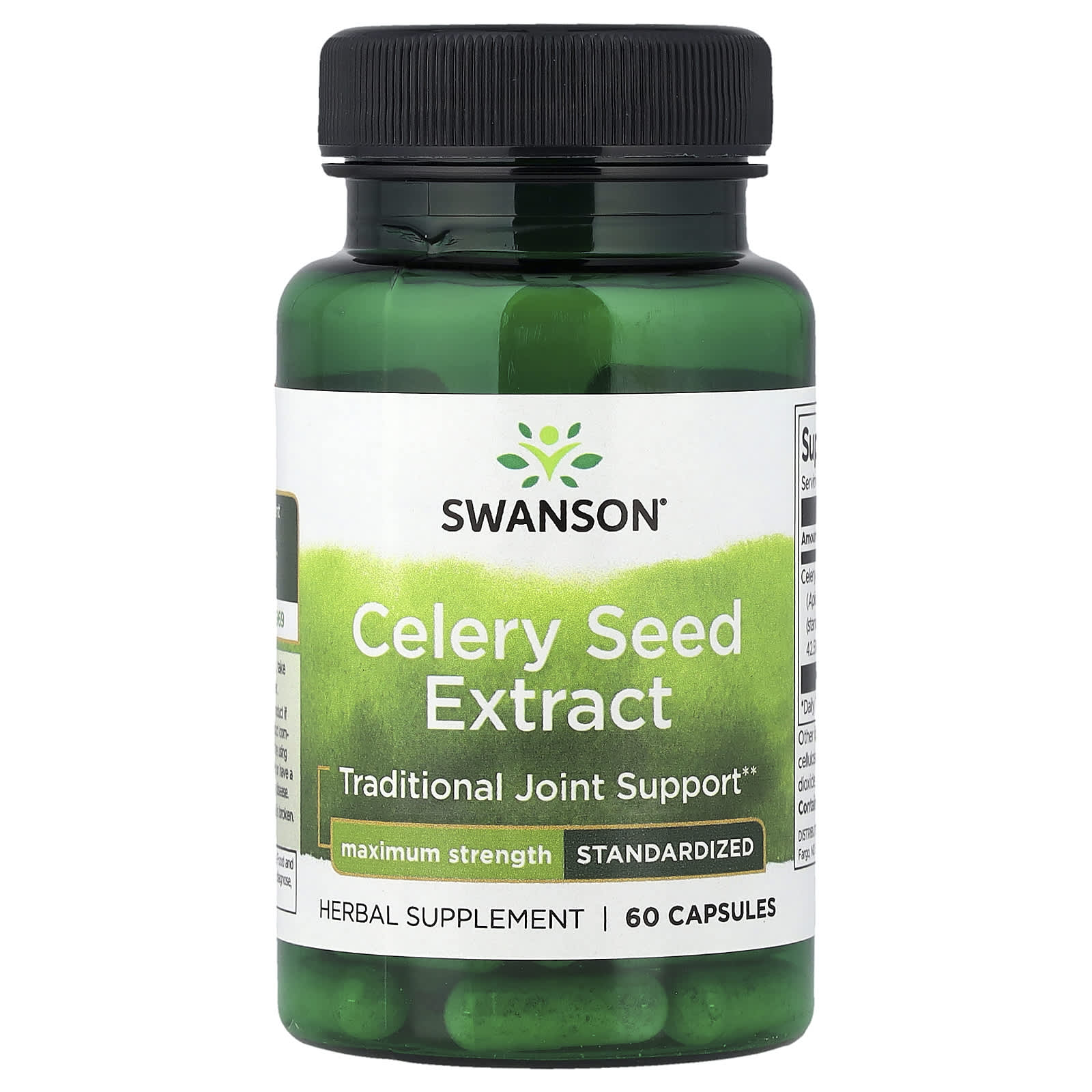 Swanson Vitamins Celery Seed Extract, Standardized – 60 gélules — Tunisie