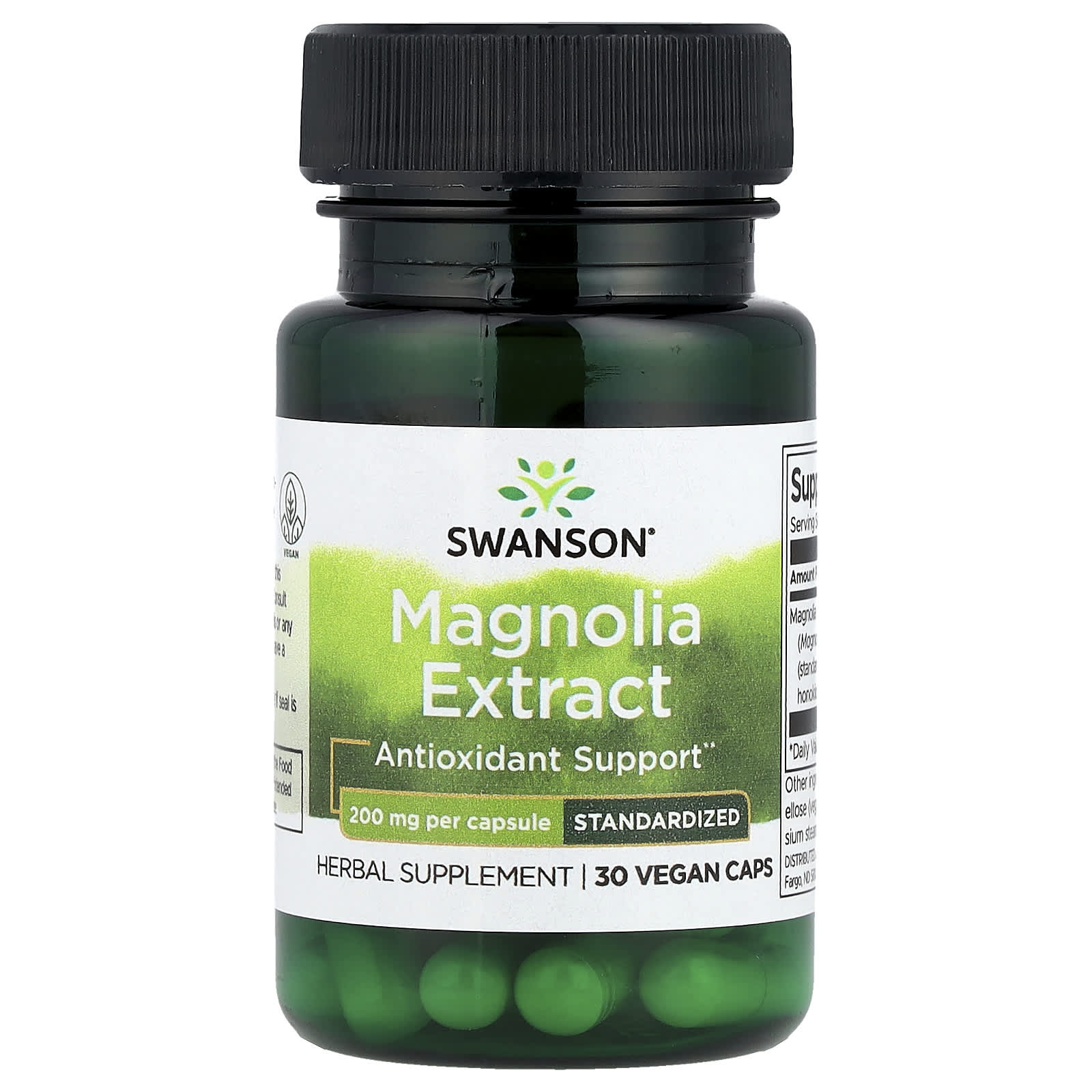 Swanson Vitamins Magnolia Extract – 30 gélules véganes — Tunisie