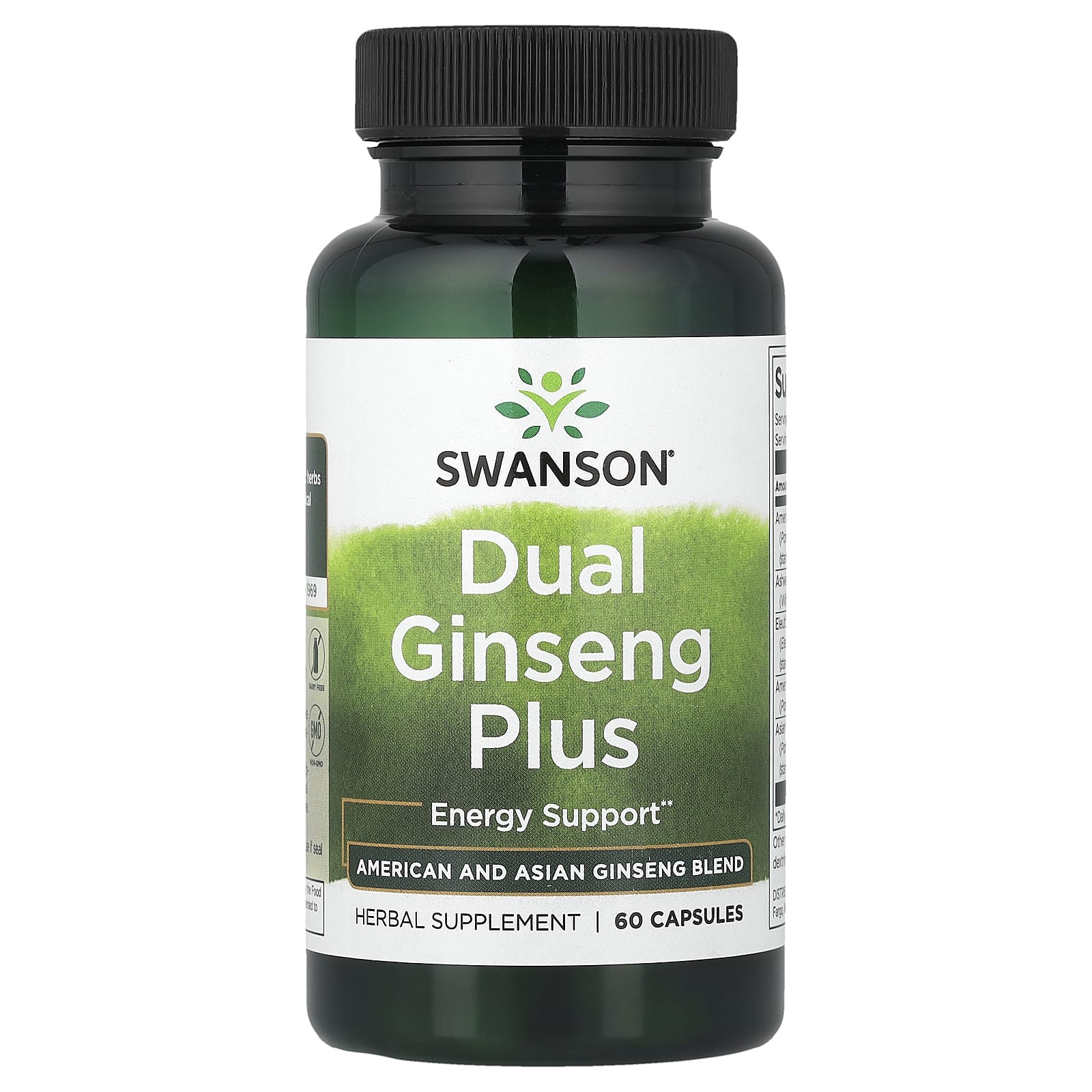 Swanson Vitamins Dual Ginseng Plus – 60 gélules — Tunisie