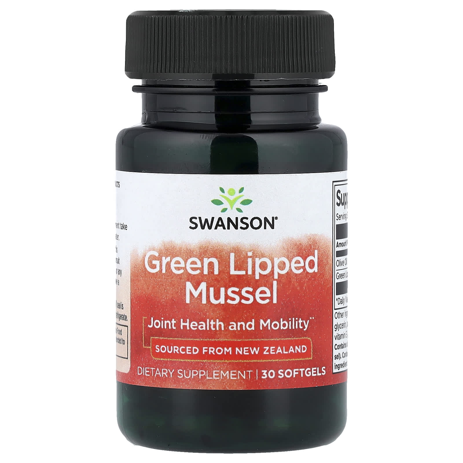 Swanson Vitamins Green Lipped Mussel – 30 capsules molles — Tunisie