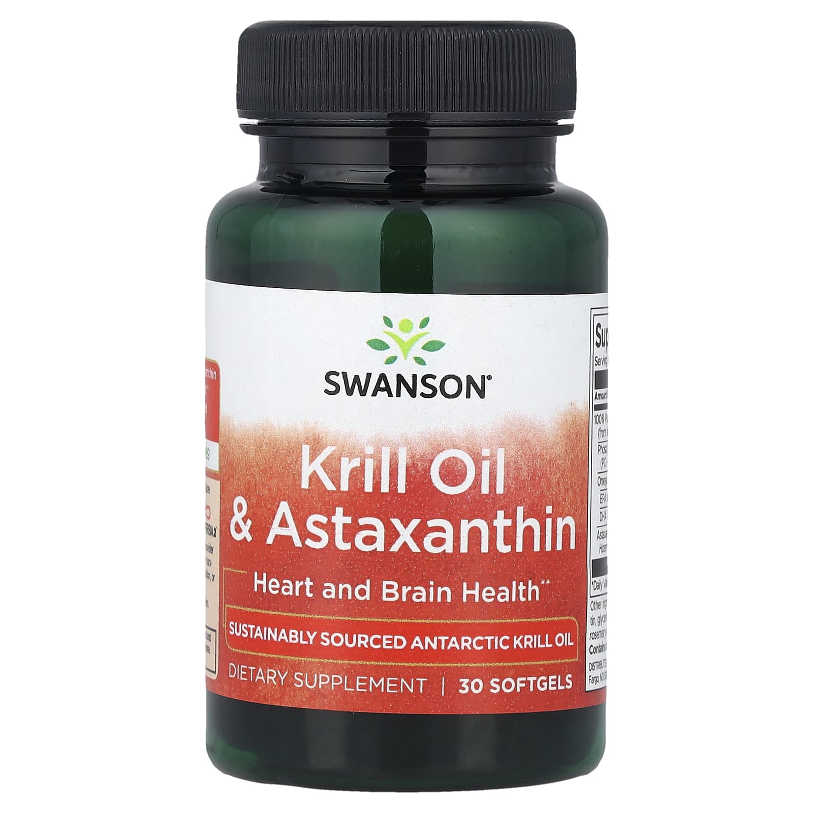 Swanson Vitamins Krill Oil & Astaxanthin – 30 capsules molles — Tunisie