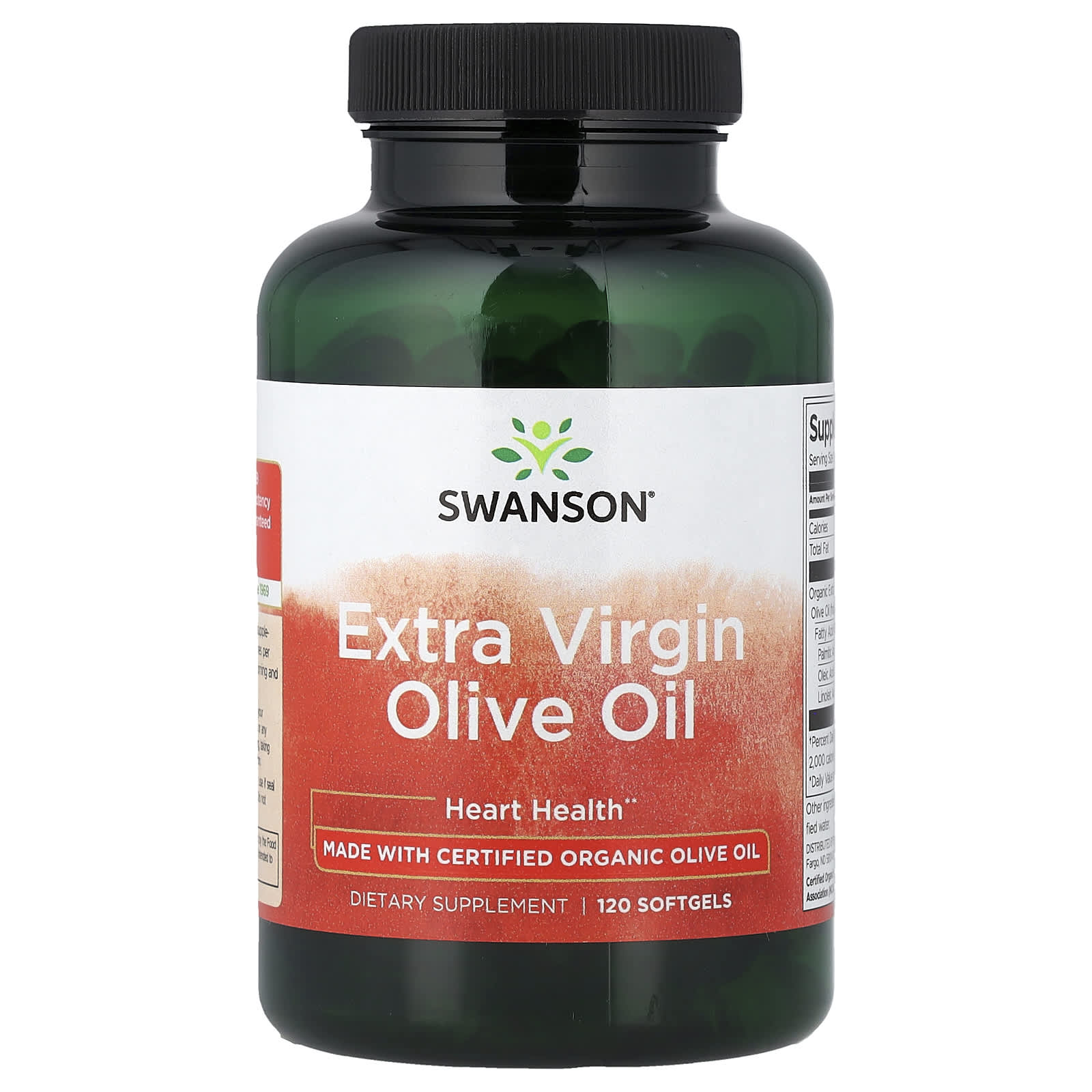 Swanson Vitamins Extra Virgin Olive Oil – 120 capsules molles — Tunisie