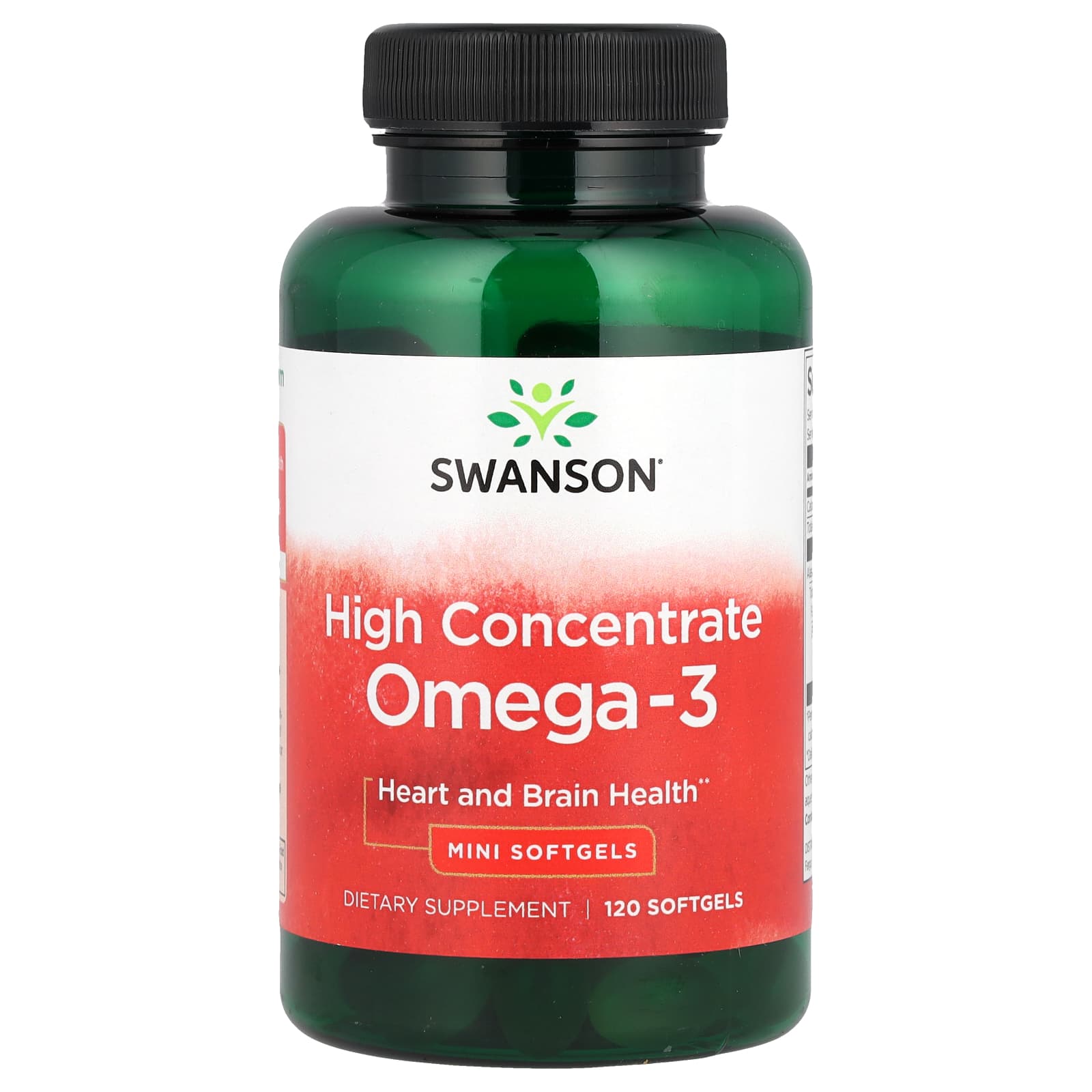 Swanson Vitamins Omega-3, High Concentrate, 120 Mini Softgels — Tunisie