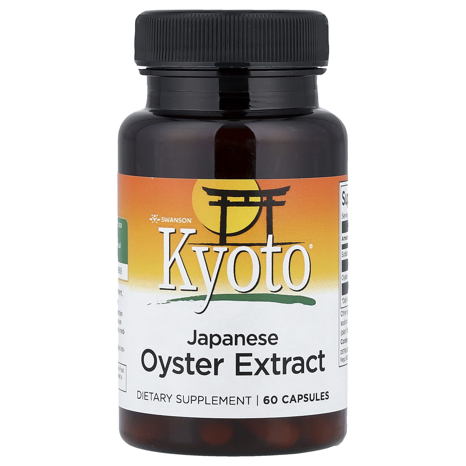 Swanson Vitamins Kyoto, Japanese Oyster Extract – 60 gélules — Tunisie