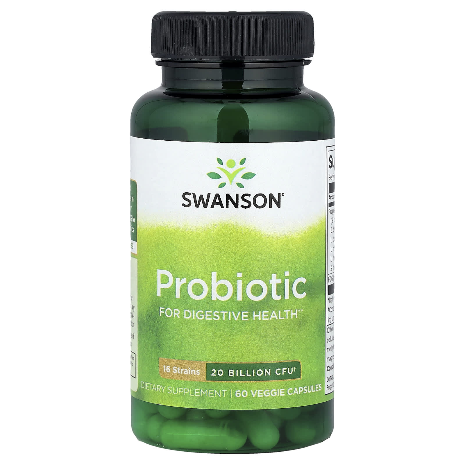 Swanson Vitamins Probiotic – 60 gélules végétales — Tunisie