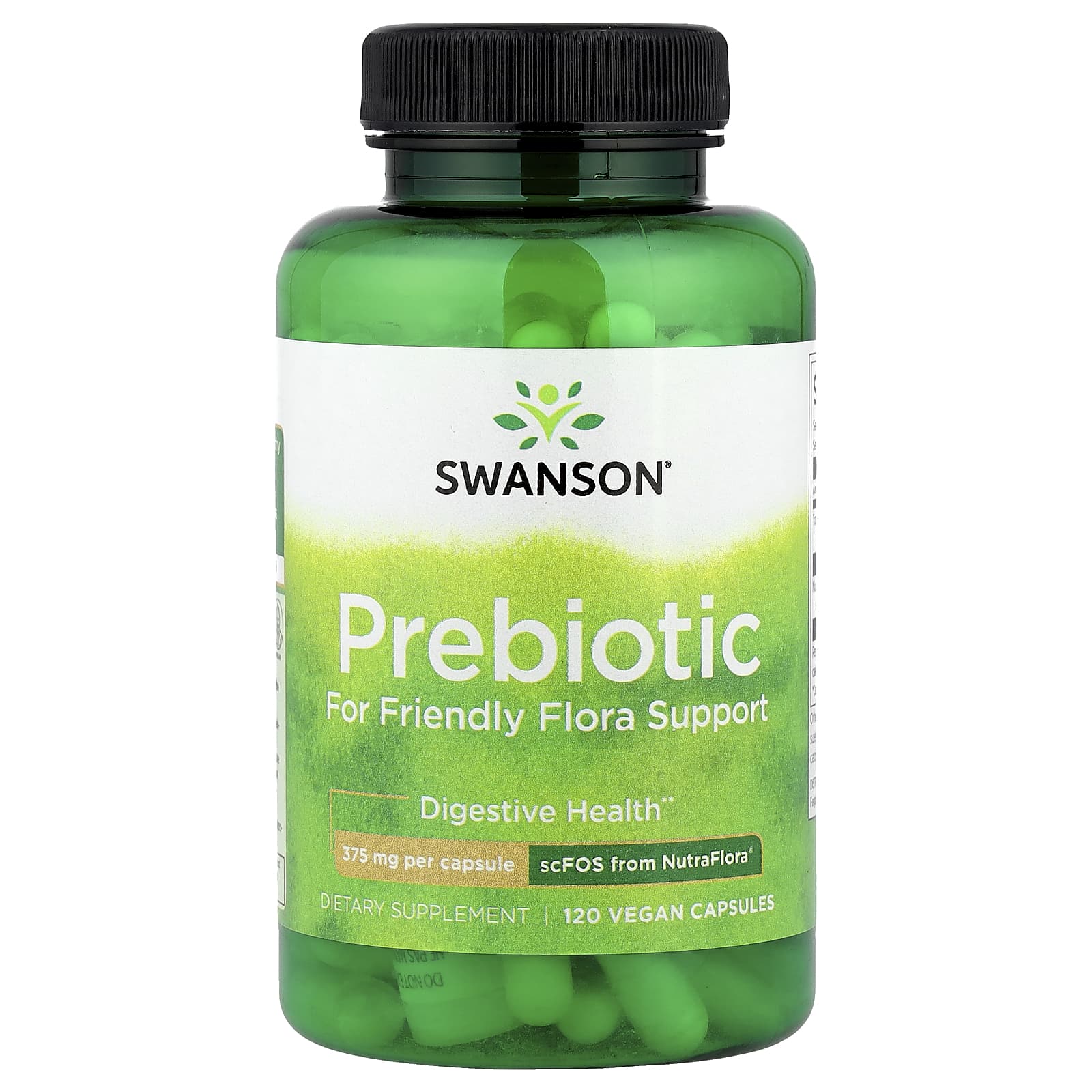 Swanson Vitamins Prebiotic for Friendly Flora Support – 120 gélules véganes — Tunisie