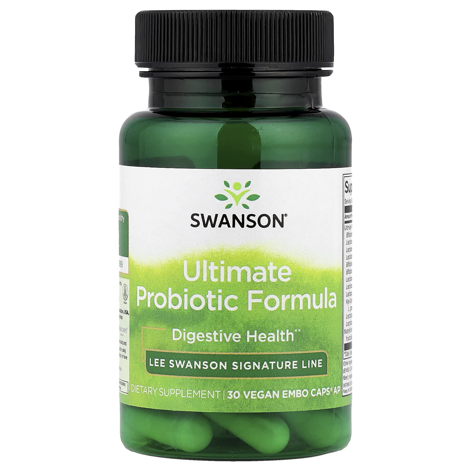 Swanson Vitamins Ultimate Probiotic Formula, 30 Vegan Embo Caps Ap — Tunisie
