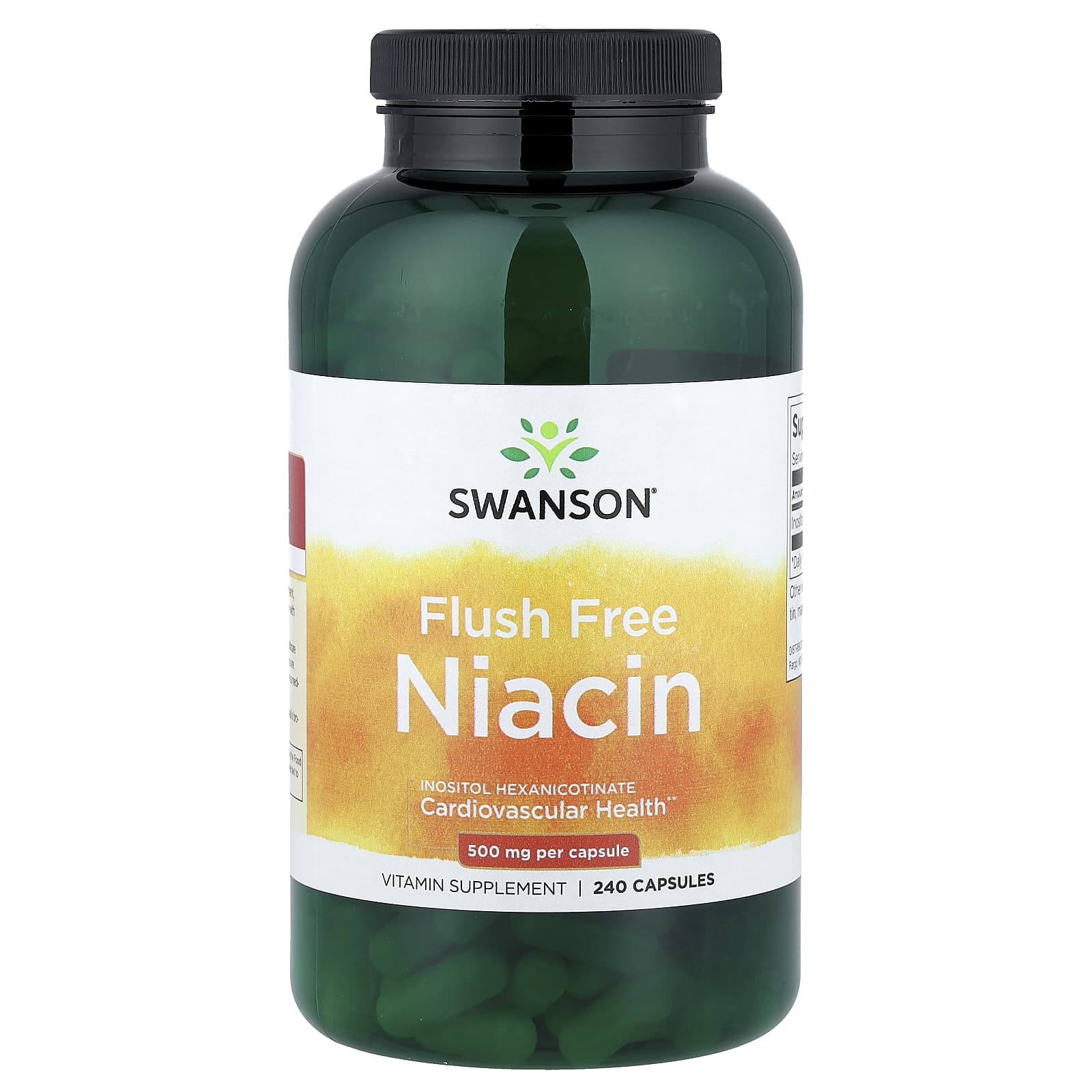 Swanson Vitamins Flush Free Niacin – 240 gélules — Tunisie