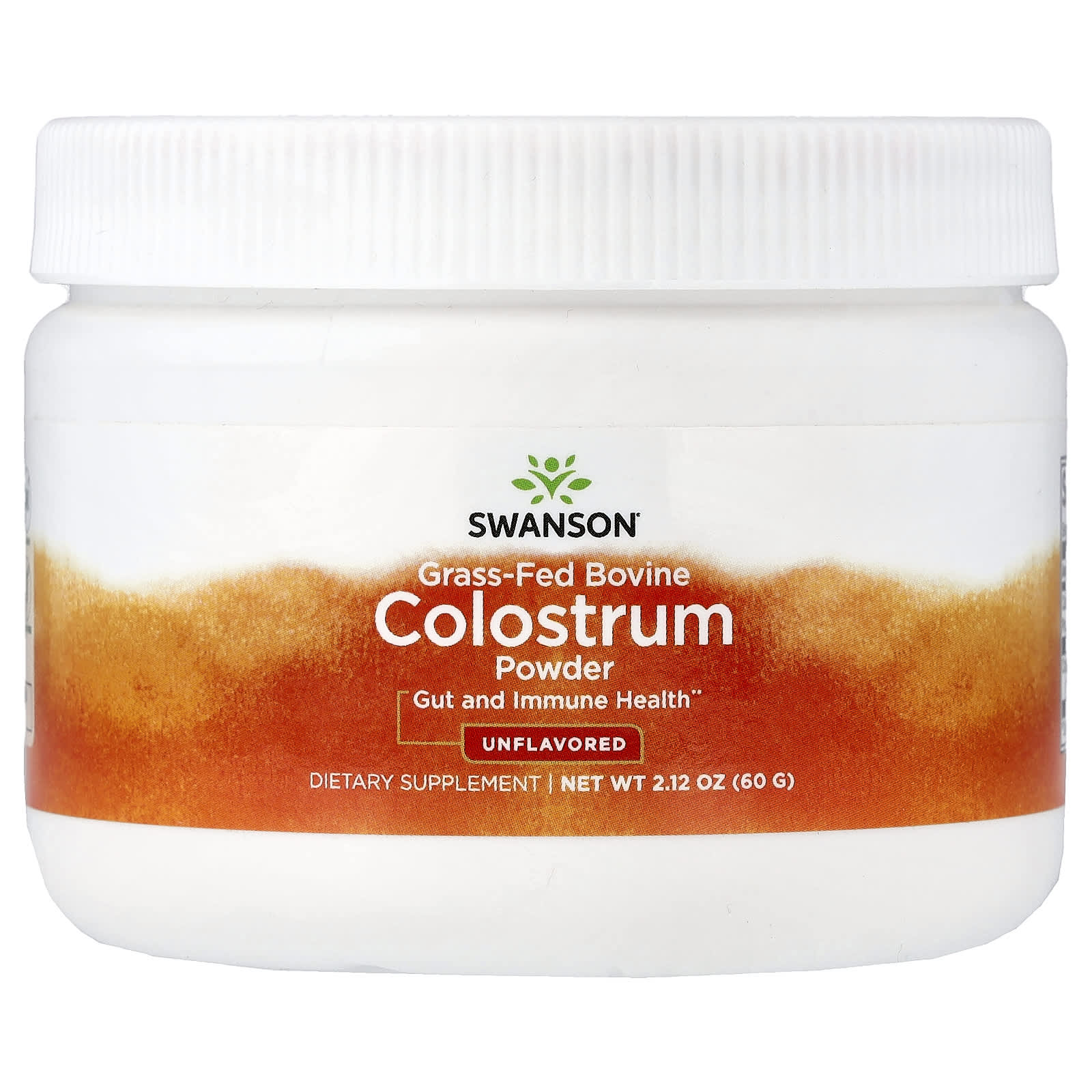 Swanson Vitamins Grass-Fed Bovine Colostrum Powder – Sans arôme – 60 g — Tunisie